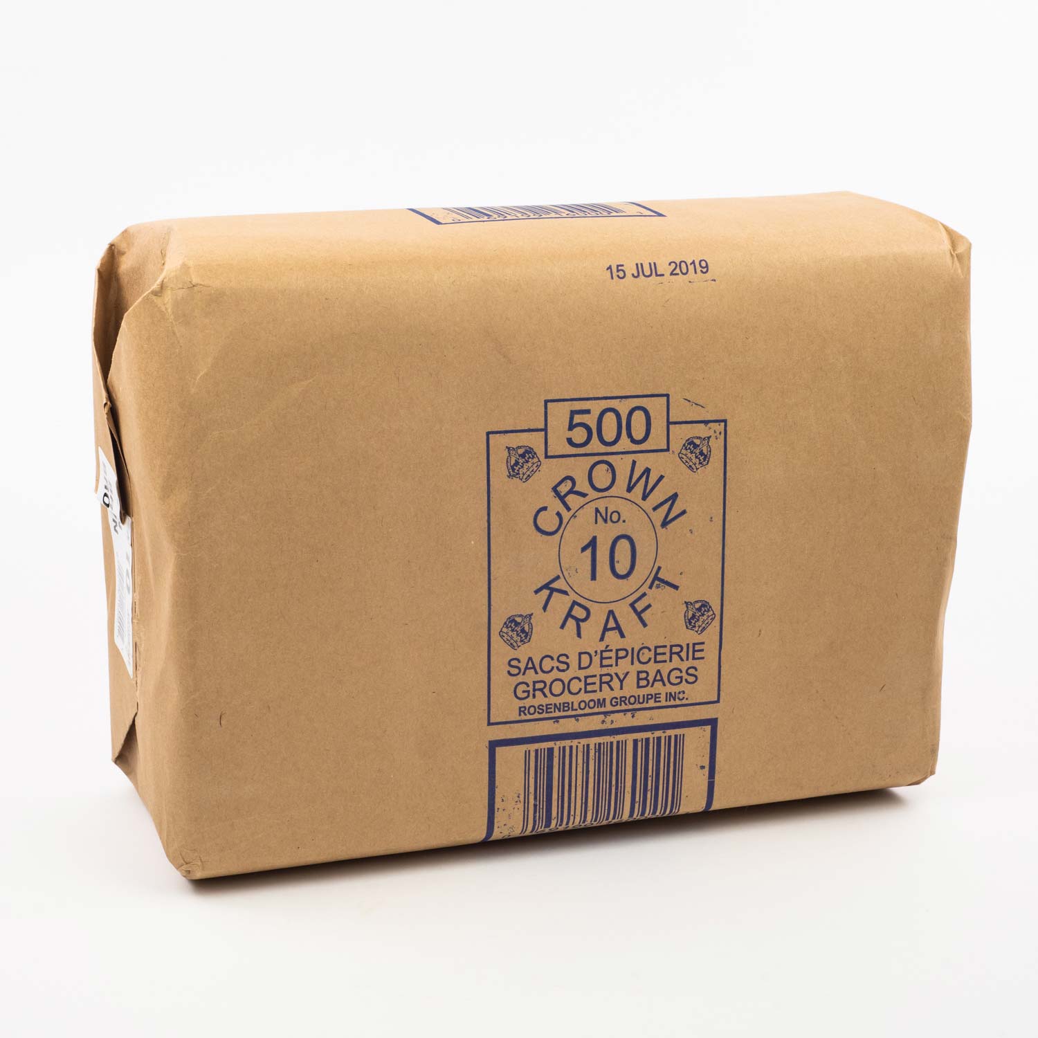 Kraft Paper Bag 10lb 13.5''x10''x6.5'' x500