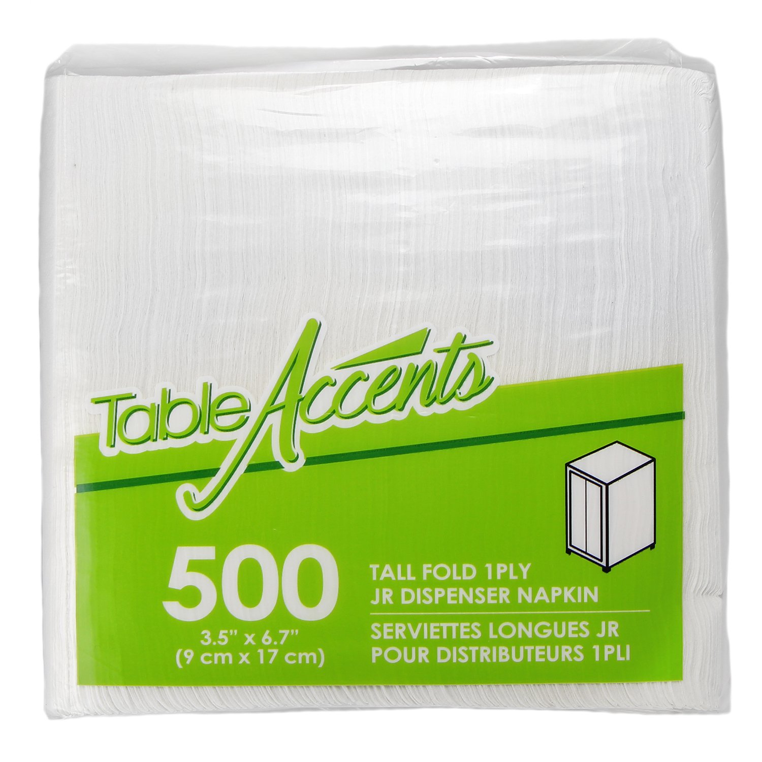 Tall Fold 1-Ply Dispenser Napkins x500