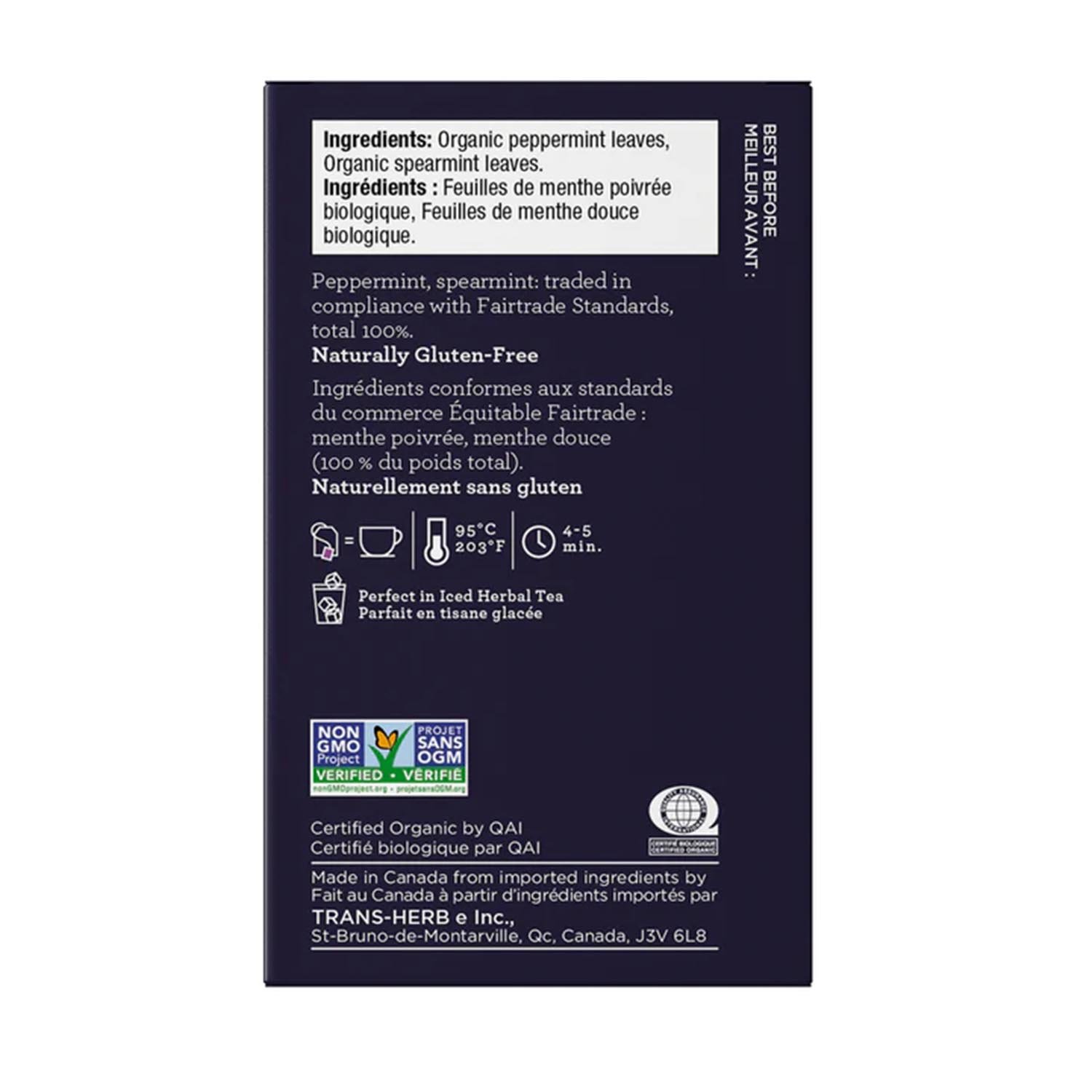 Organic Fairtrade Peppermint Herbal Tea x80-secondary-image