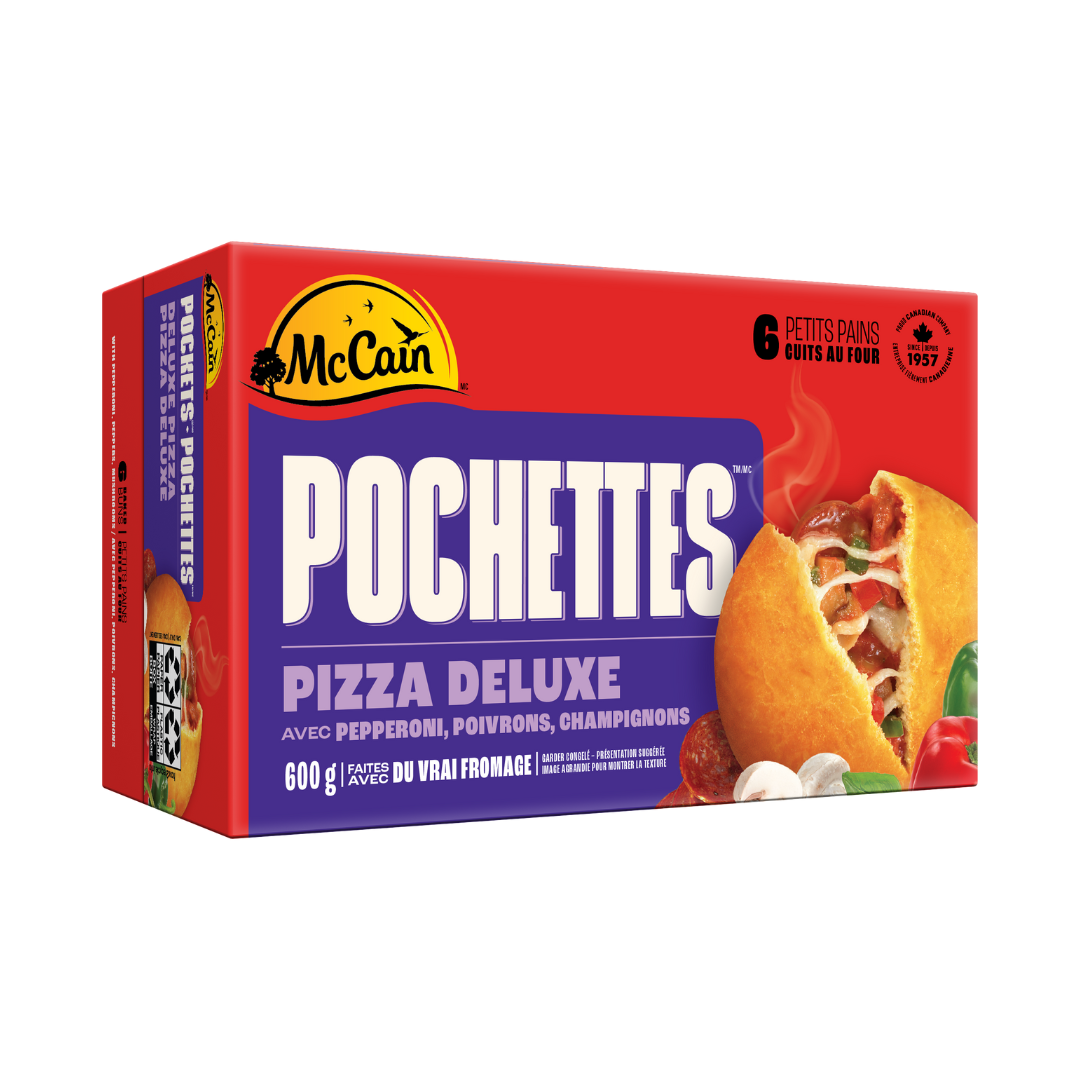 Frozen Deluxe Pizza Pockets 6 x 100 g