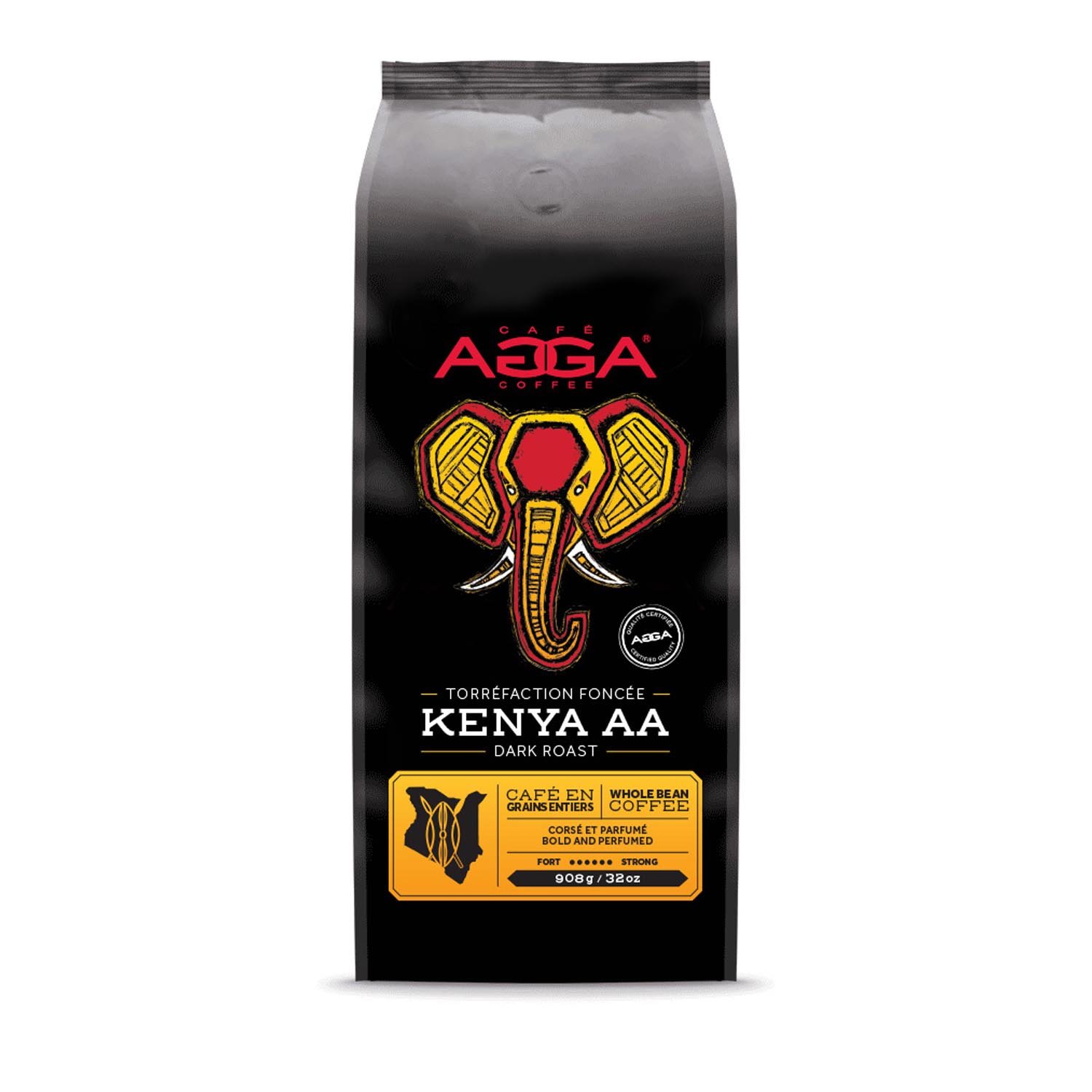 Kenya AA Black Coffee Beans 908 g