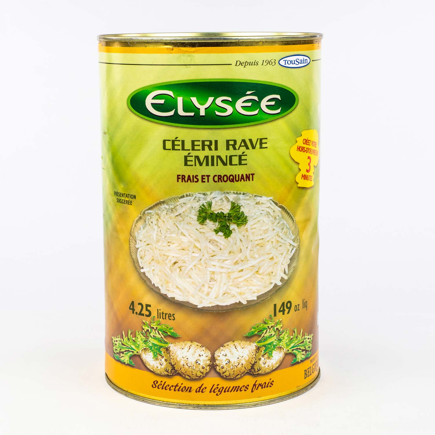 Thin Sliced Celeriac 4.25 L
