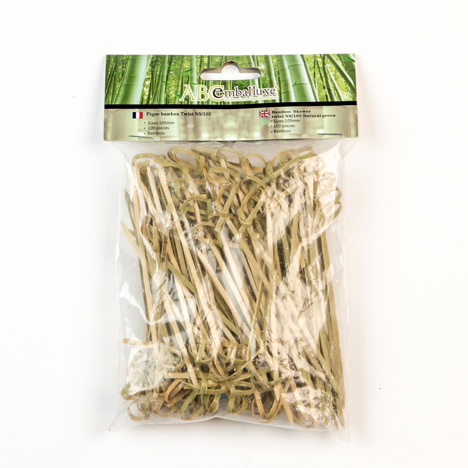 Twist Bamboo Pick 105 mm x100