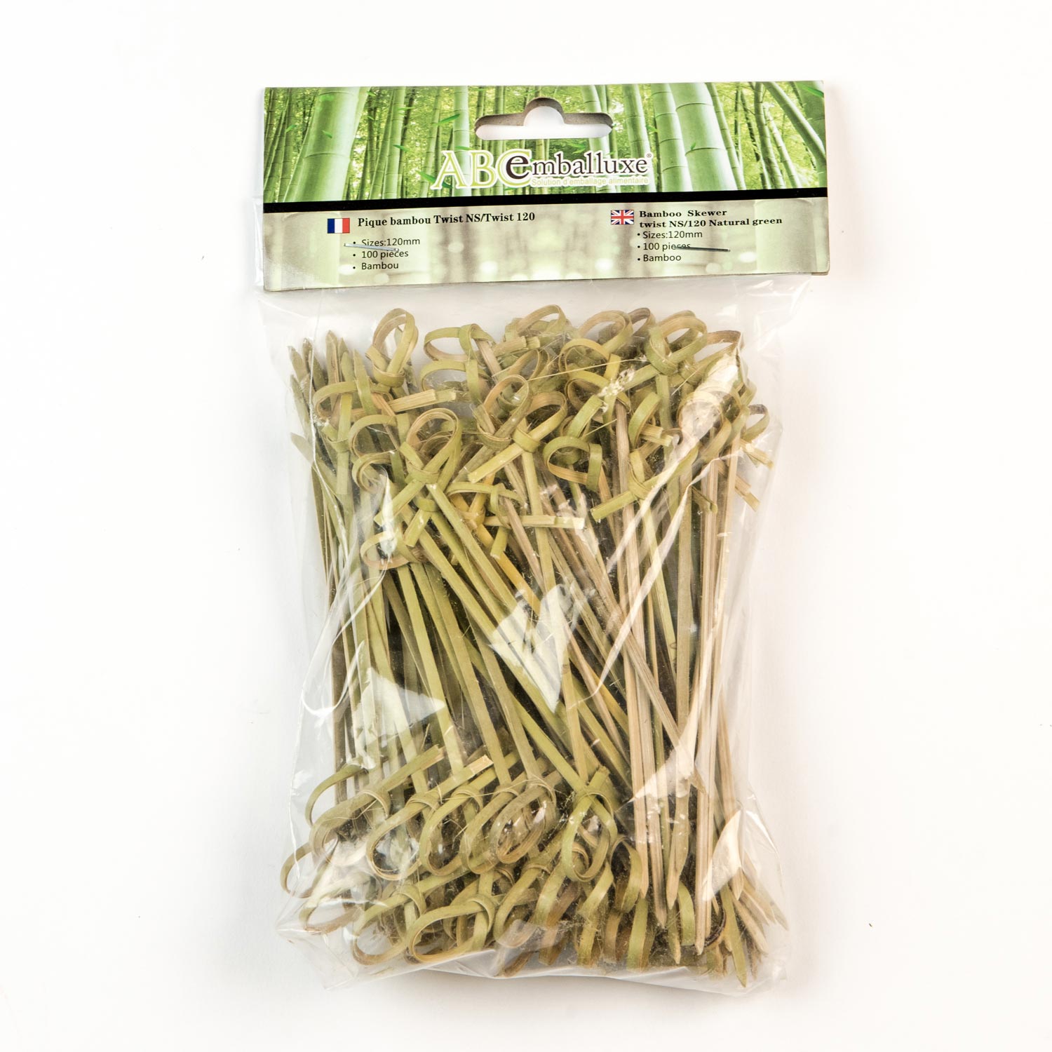 Twist Bamboo Pick 120 mm x100