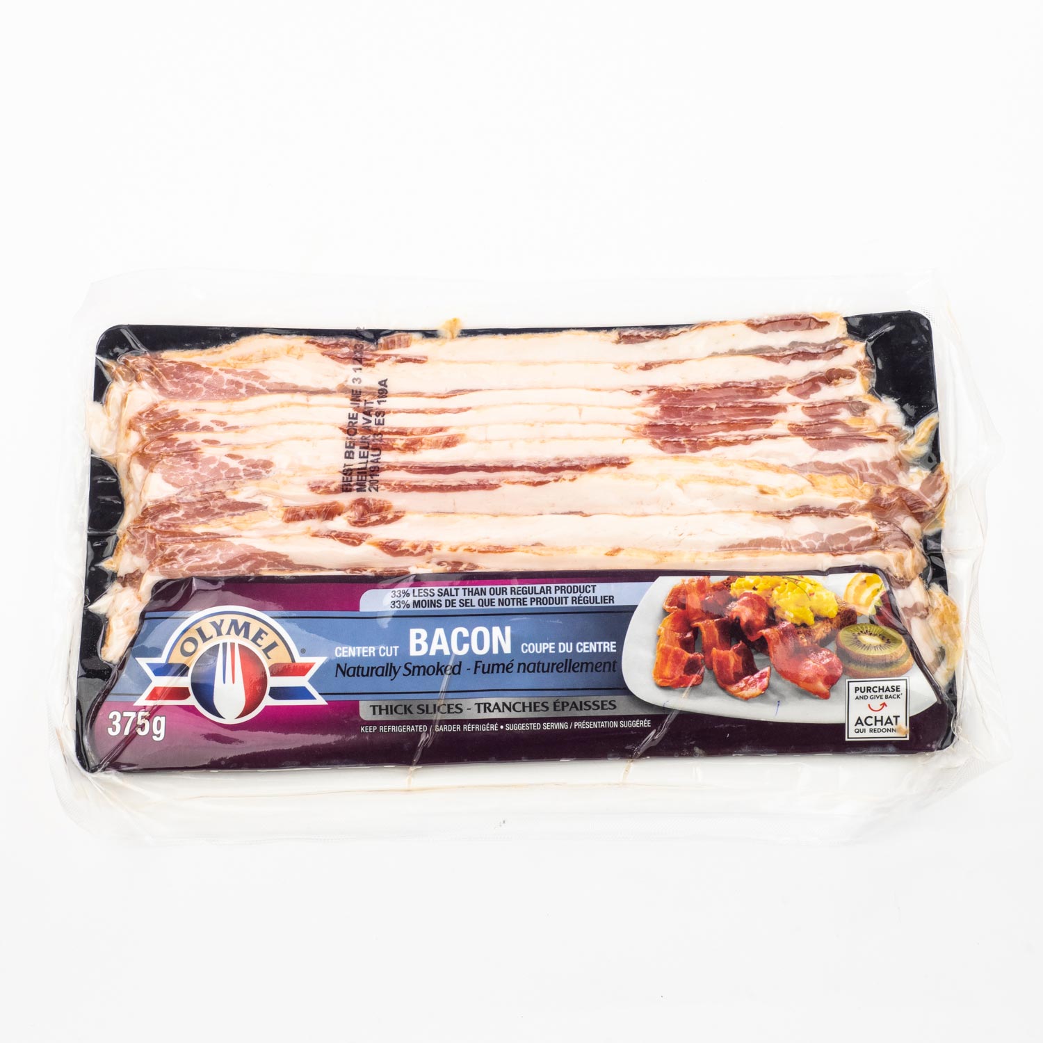 Sliced Naturally Smoked Bacon 375 g