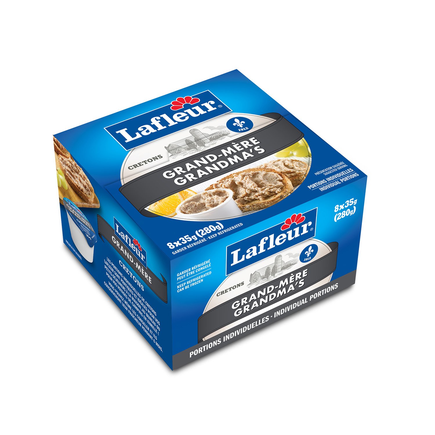 Grandma's Cretons Single-Serve 35 g x8