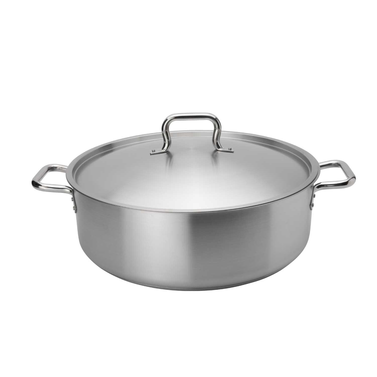 Stainless Steel Stock Pot Deep 24 L