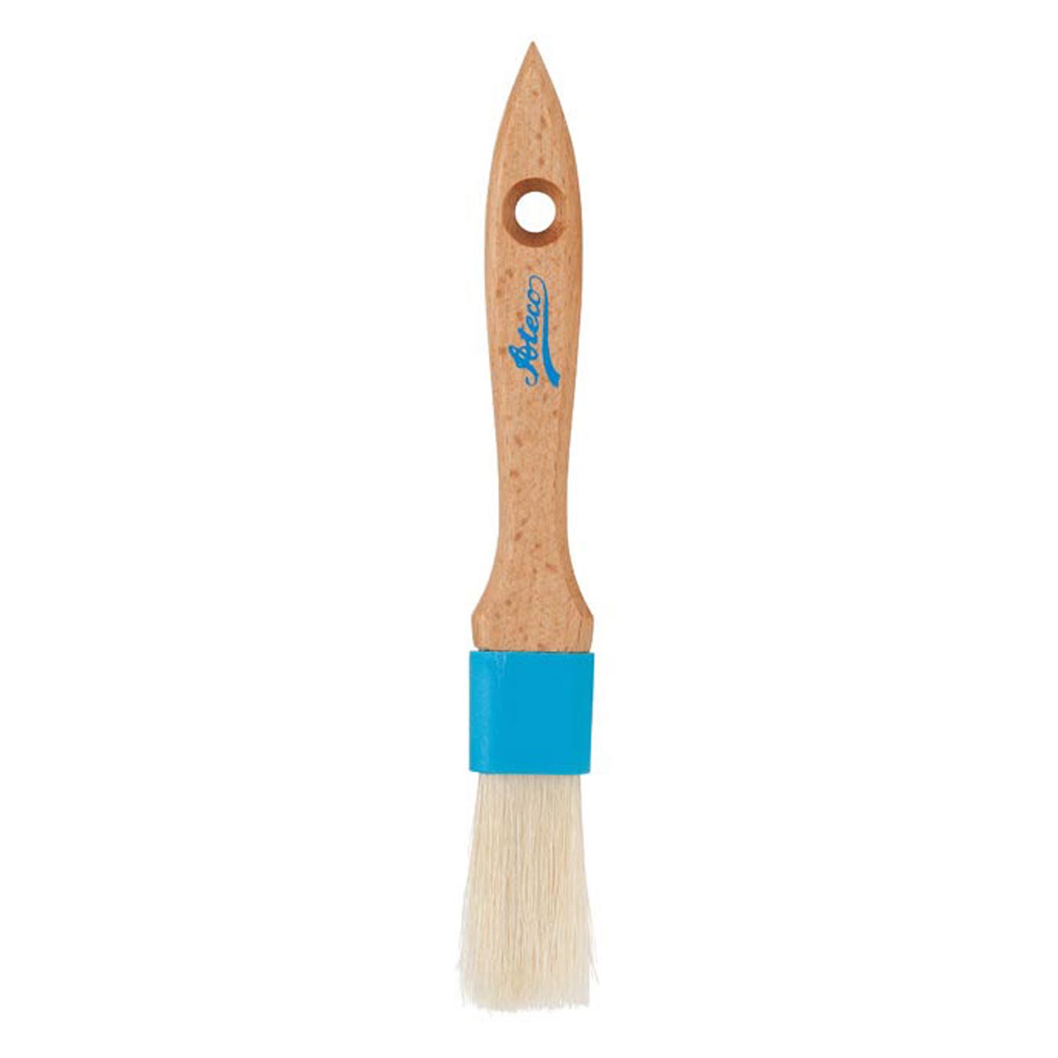 White Flat Pastry Brush 1''