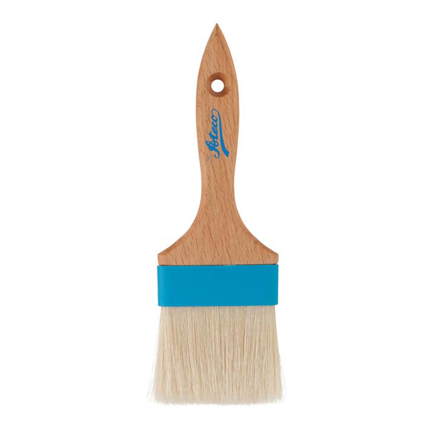 White Flat Pastry Brush 3''