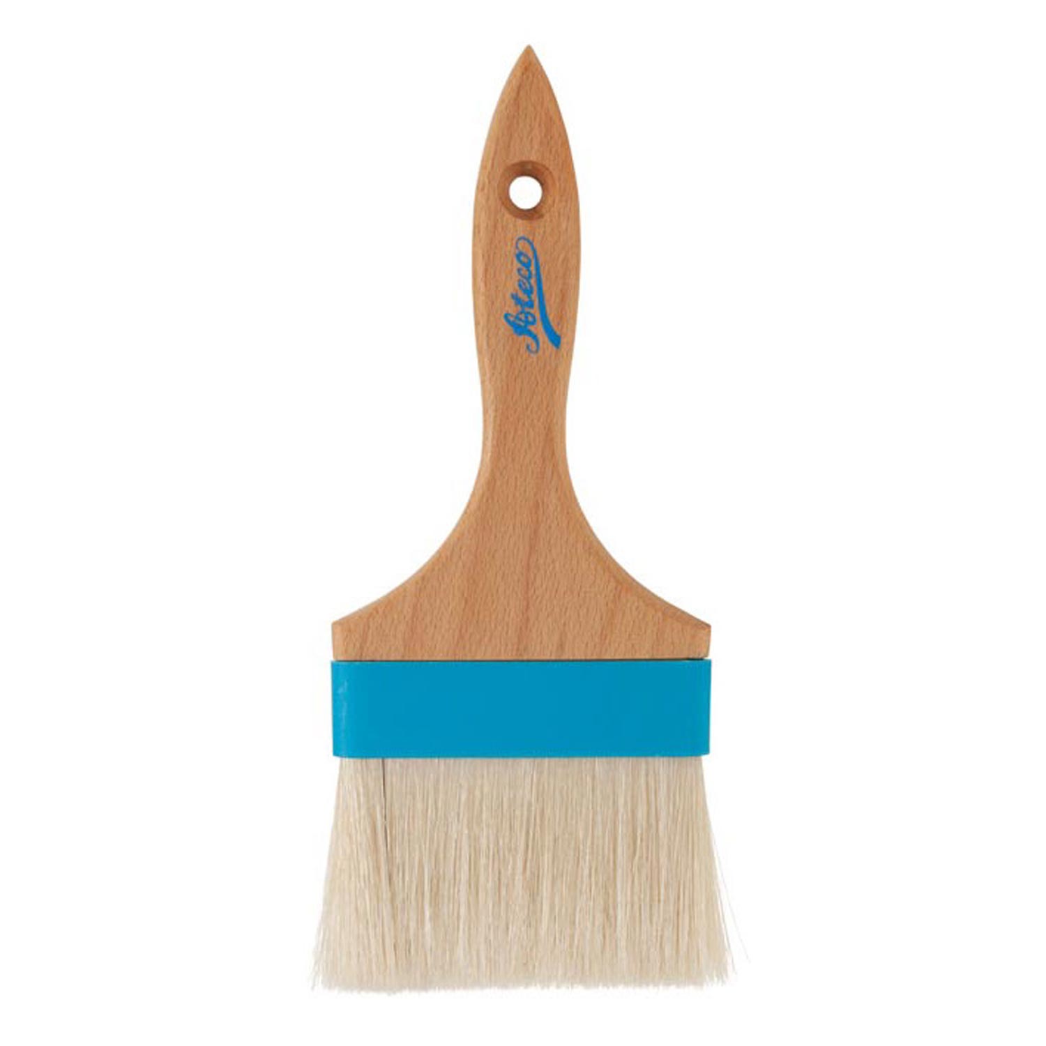 White Flat Pastry Brush 4''