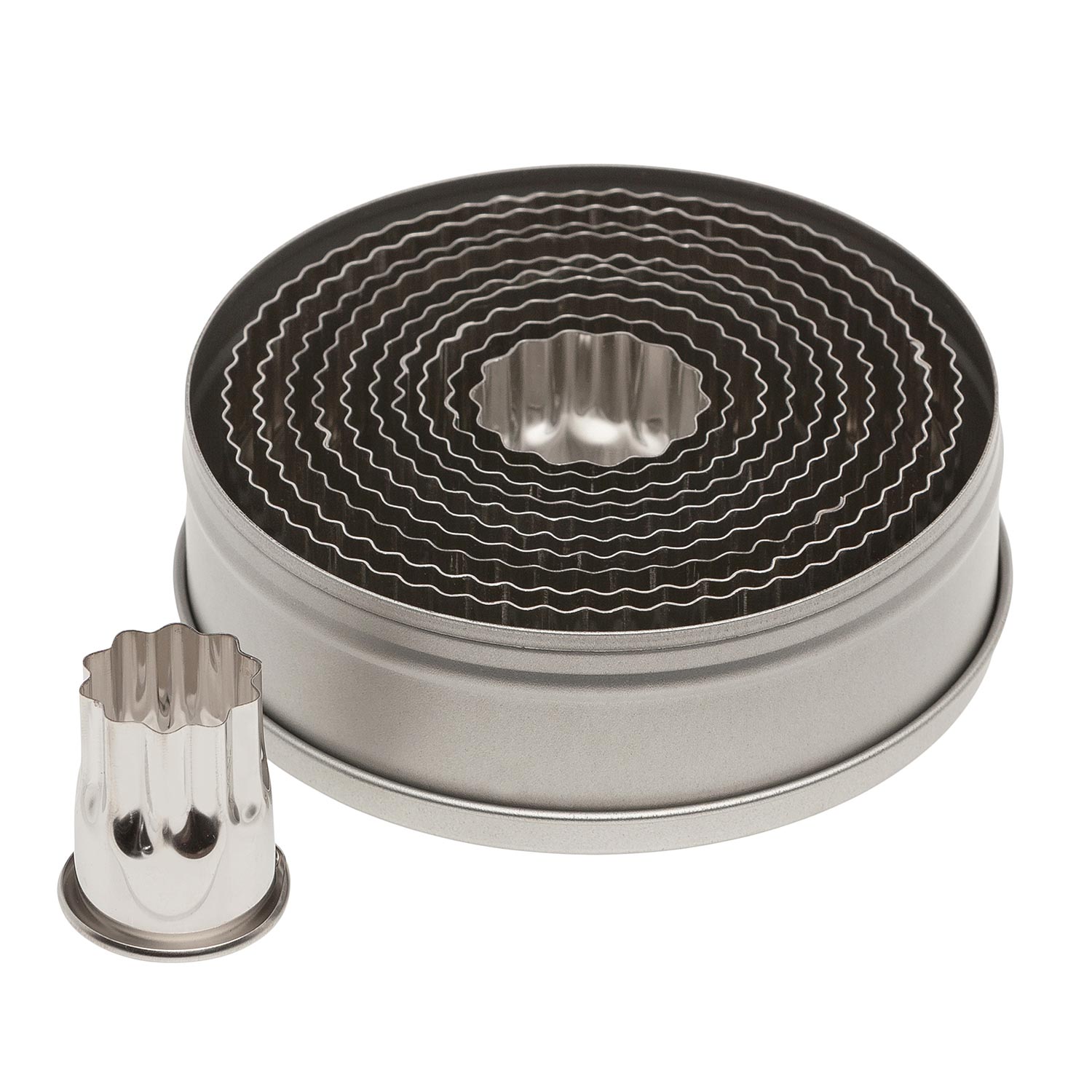 Fluted Round Set of 11 Pieces