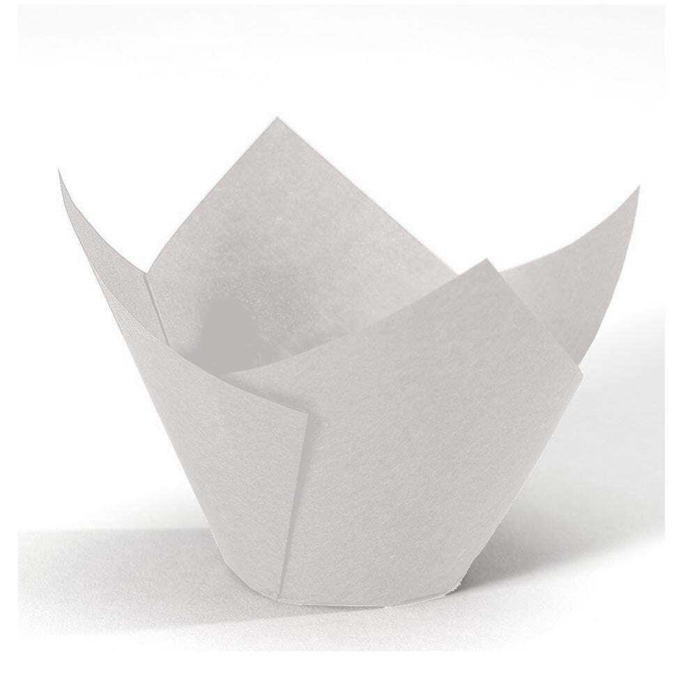 Tulip Muffin Cup Large White x150