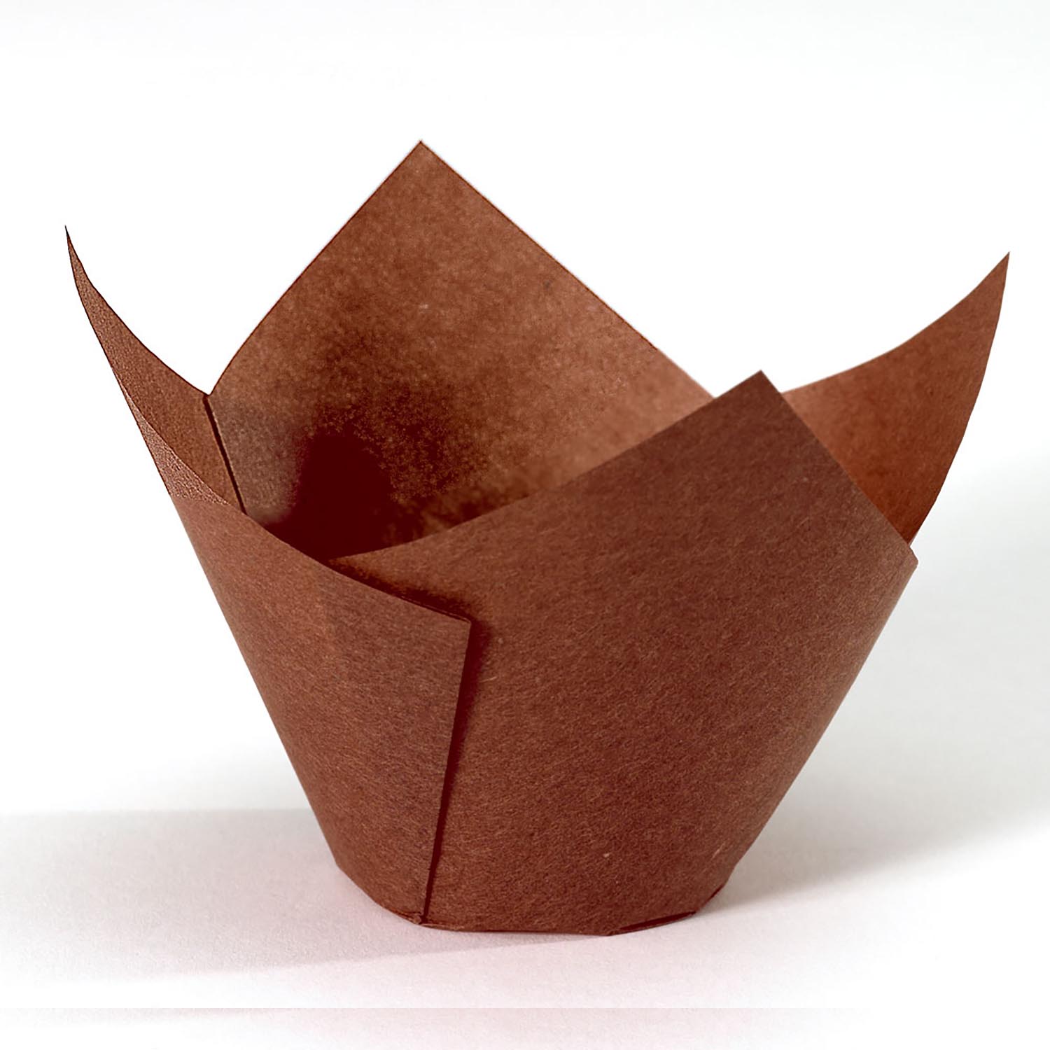 Tulip Muffin Cup Large Brown x150
