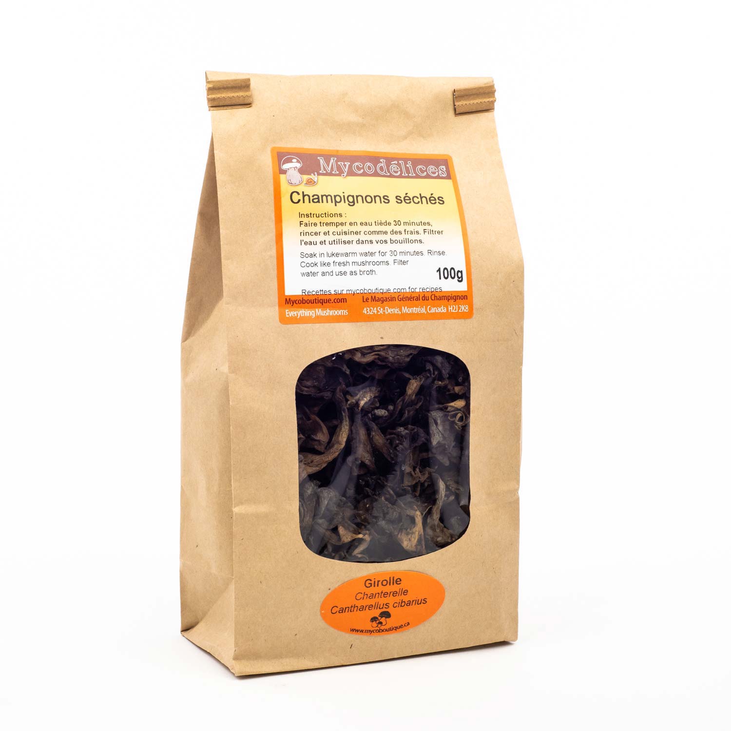 Chanterelle Dried Mushrooms 100 g