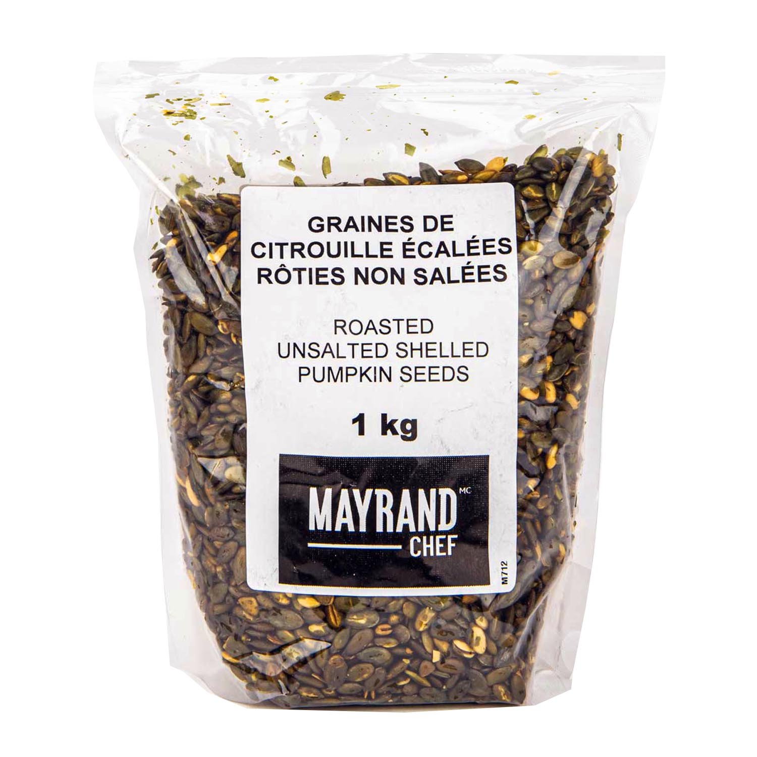 Roasted Unsalted Shelled Pumpkin Seeds 1 kg