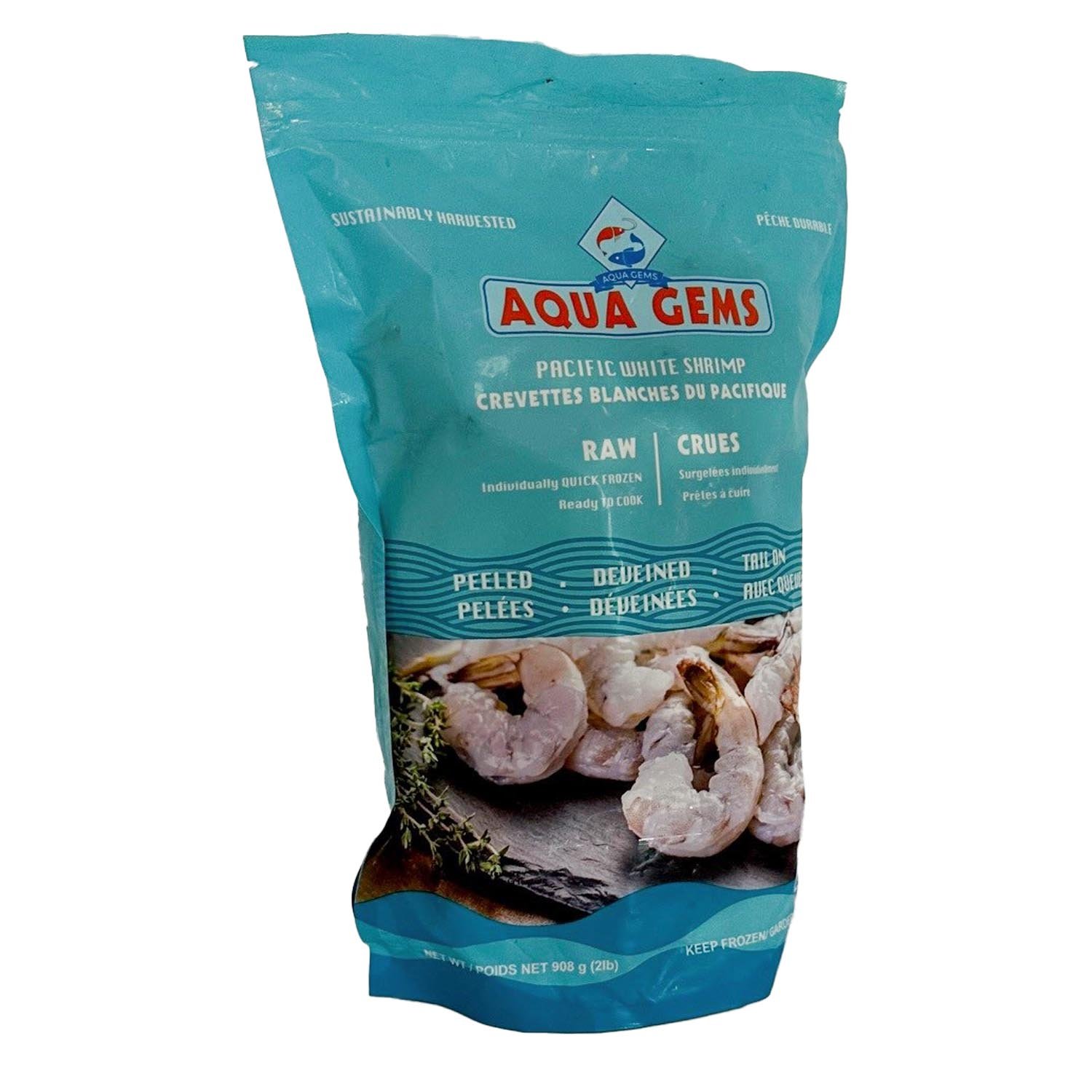 Frozen Pacific Raw Shrimps 26/30 2 lb