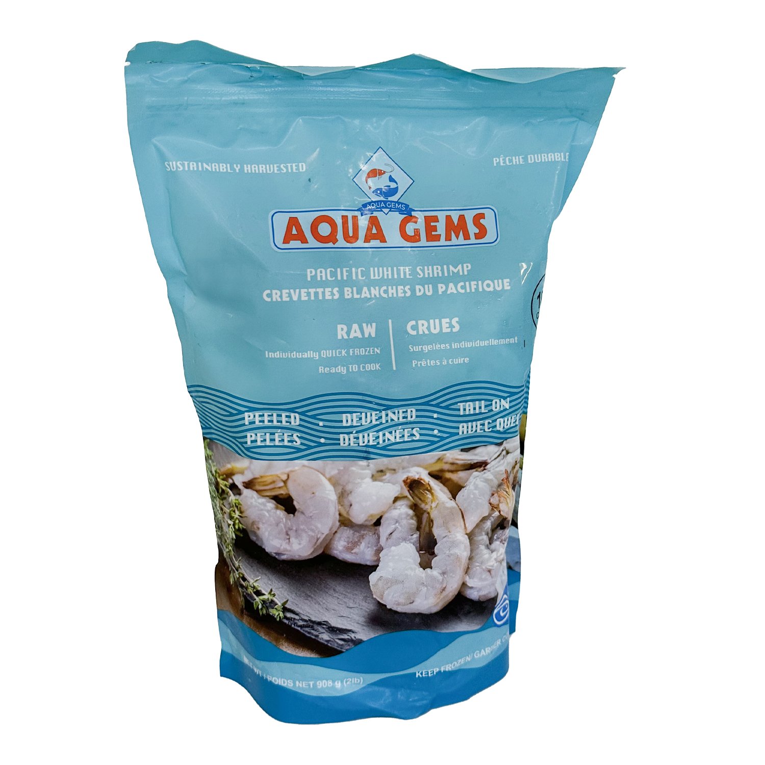 Frozen Raw Shrimps 16/20 2 lb