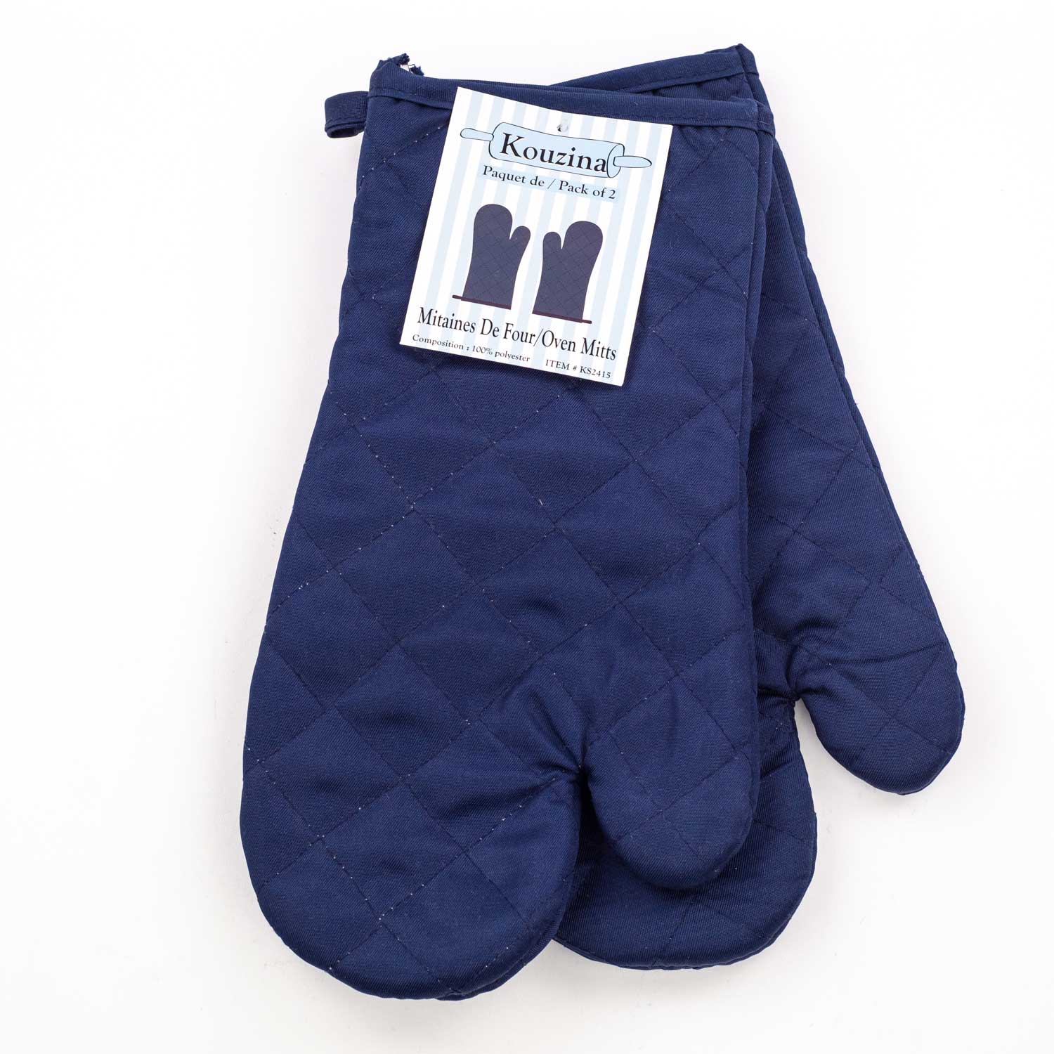 Solid Color Oven Mitt Set
