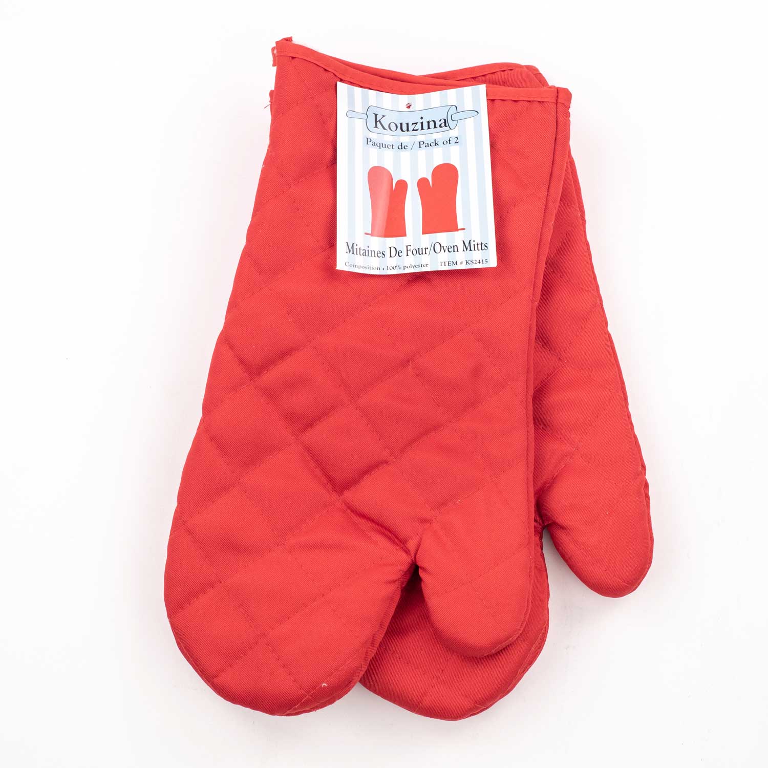 Solid Color Oven Mitt Set-tertiary-image