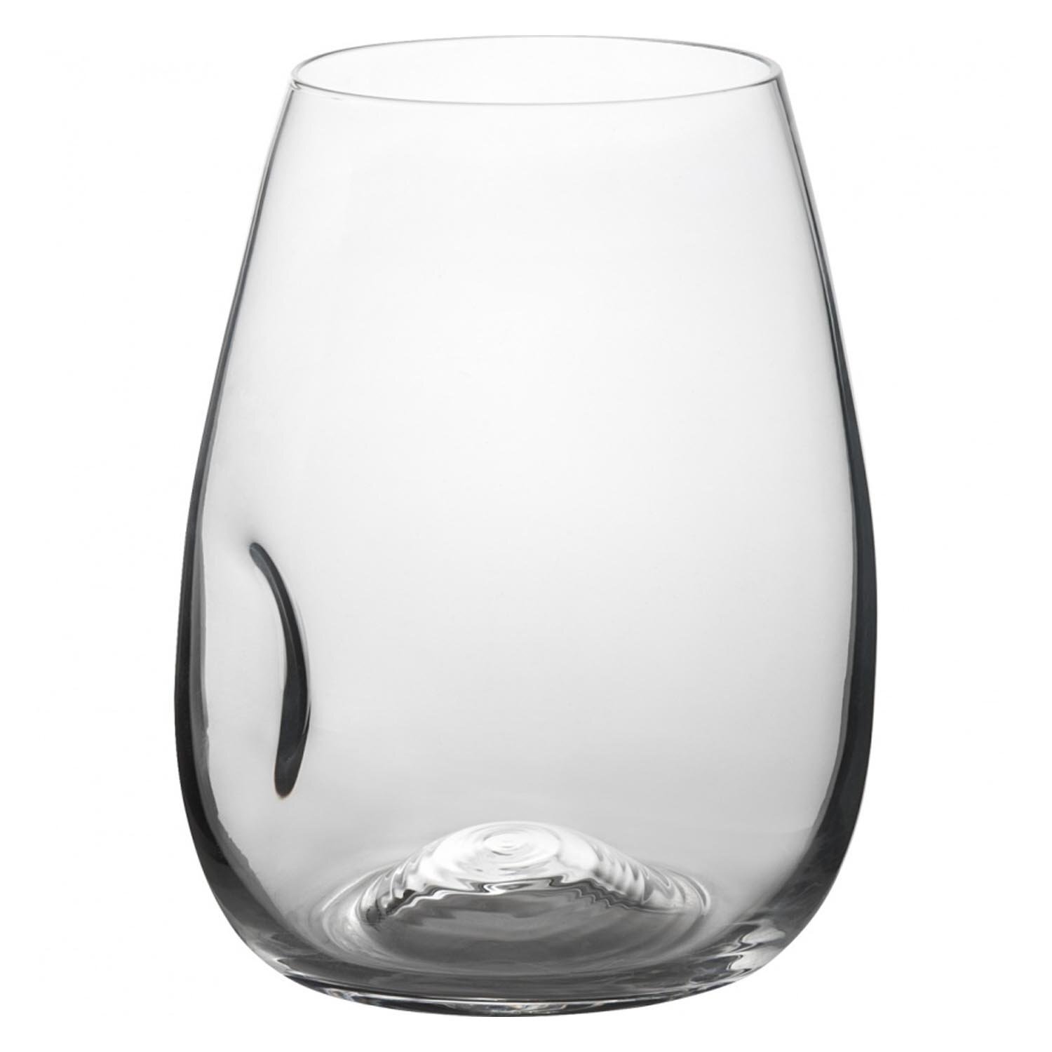 Set of 4 Stemless Wine Glasses 460 ml