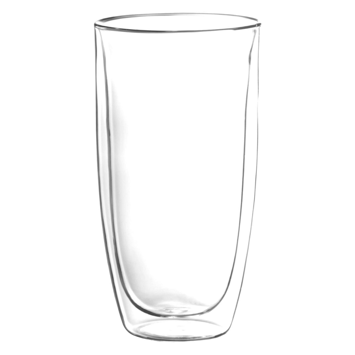 Set of 2 Double Wall Glasses 17 oz / 500 ml