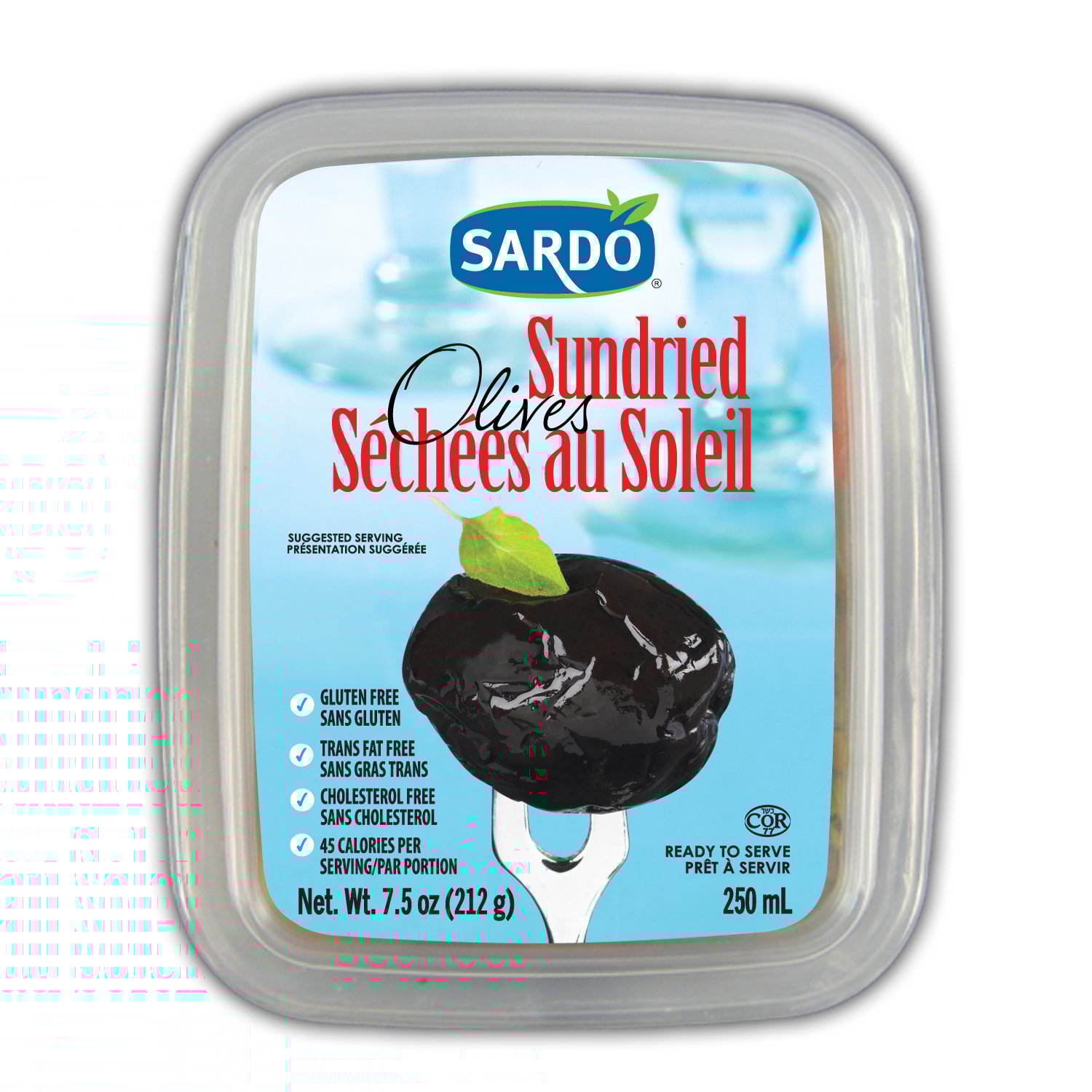 Sun Dried Black Olives 250 ml