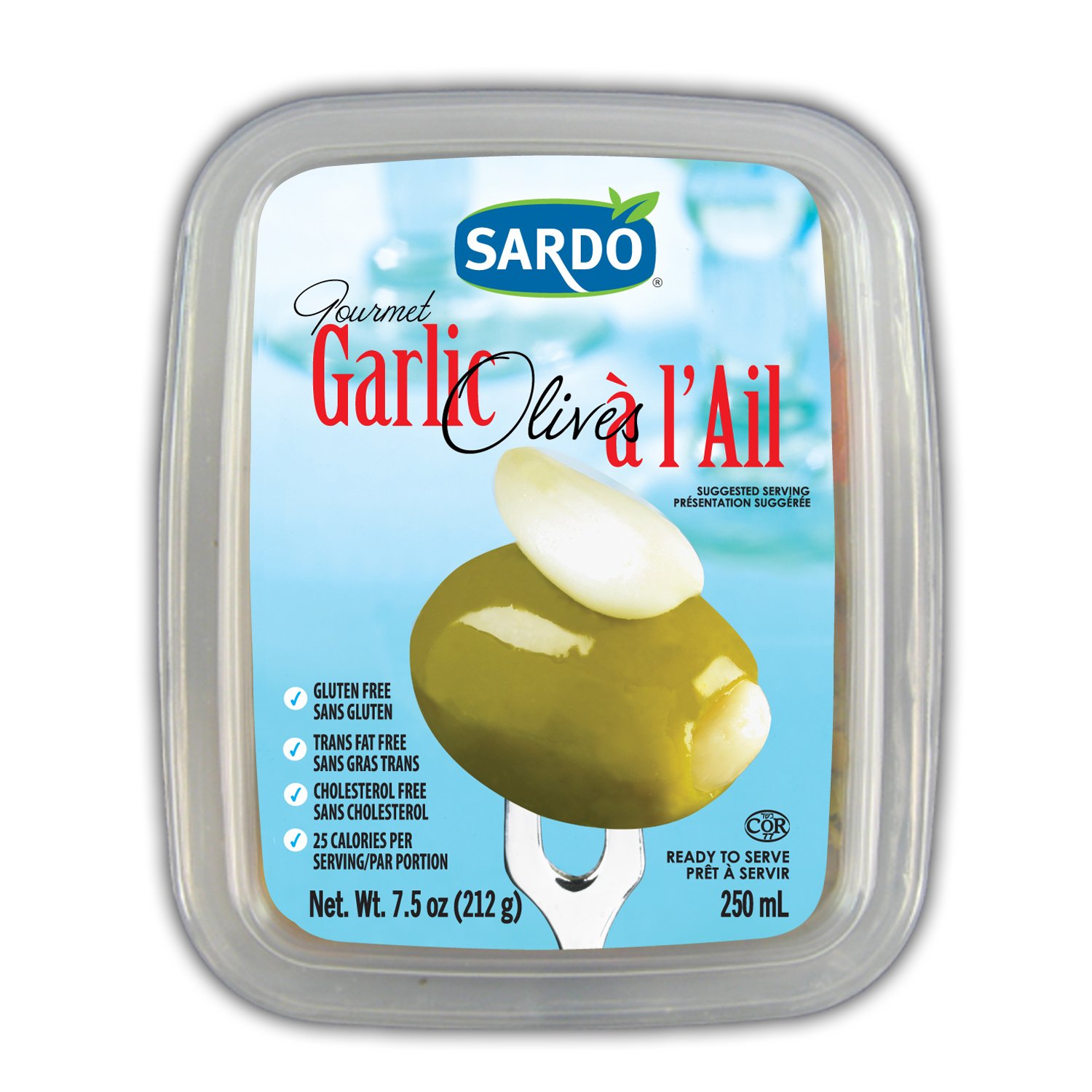 Garlic Olives 250 ml