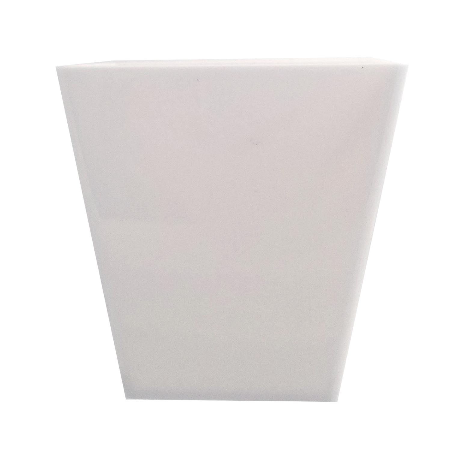 Square Plastic White Bowl x8