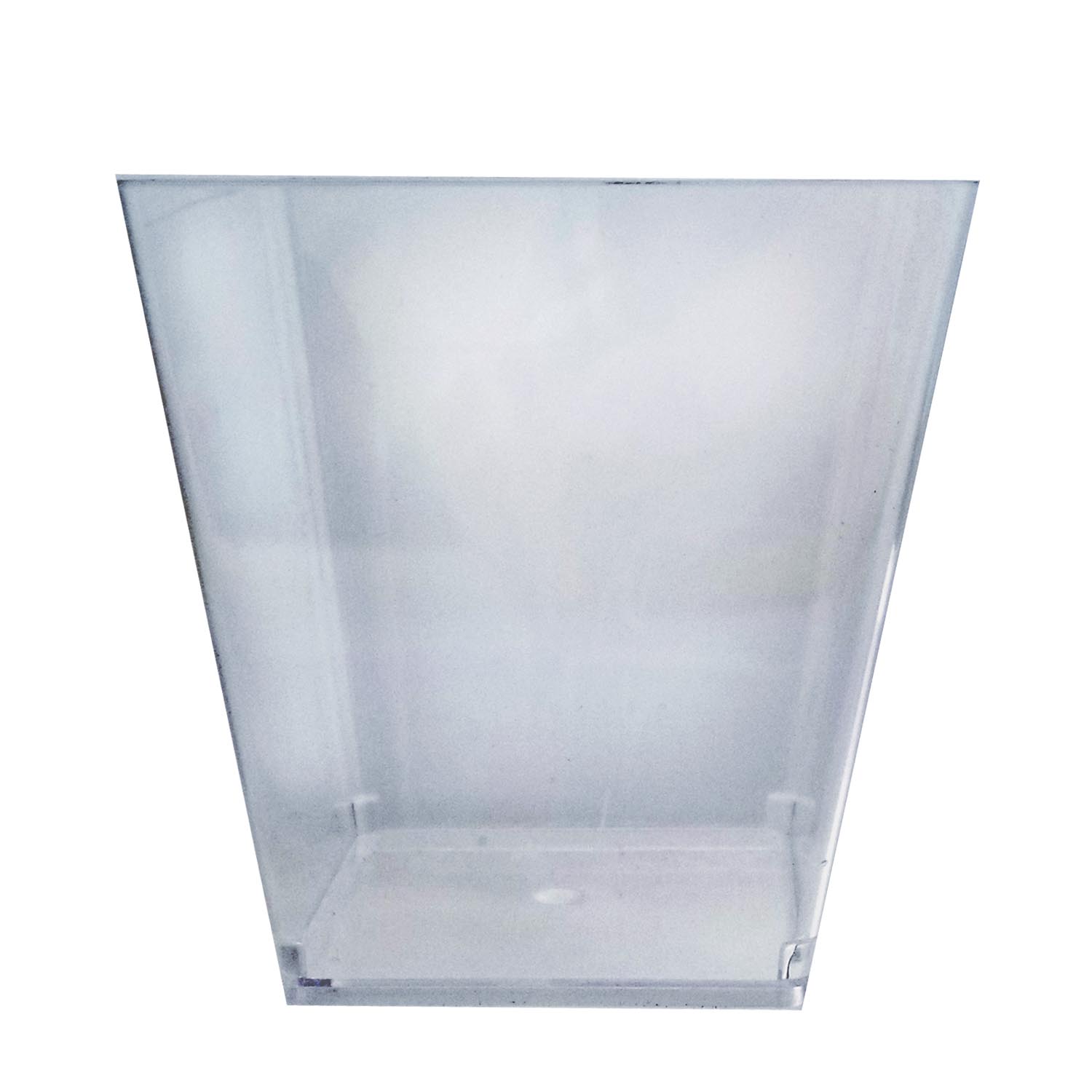 Square Plastic Clear Bowl x8