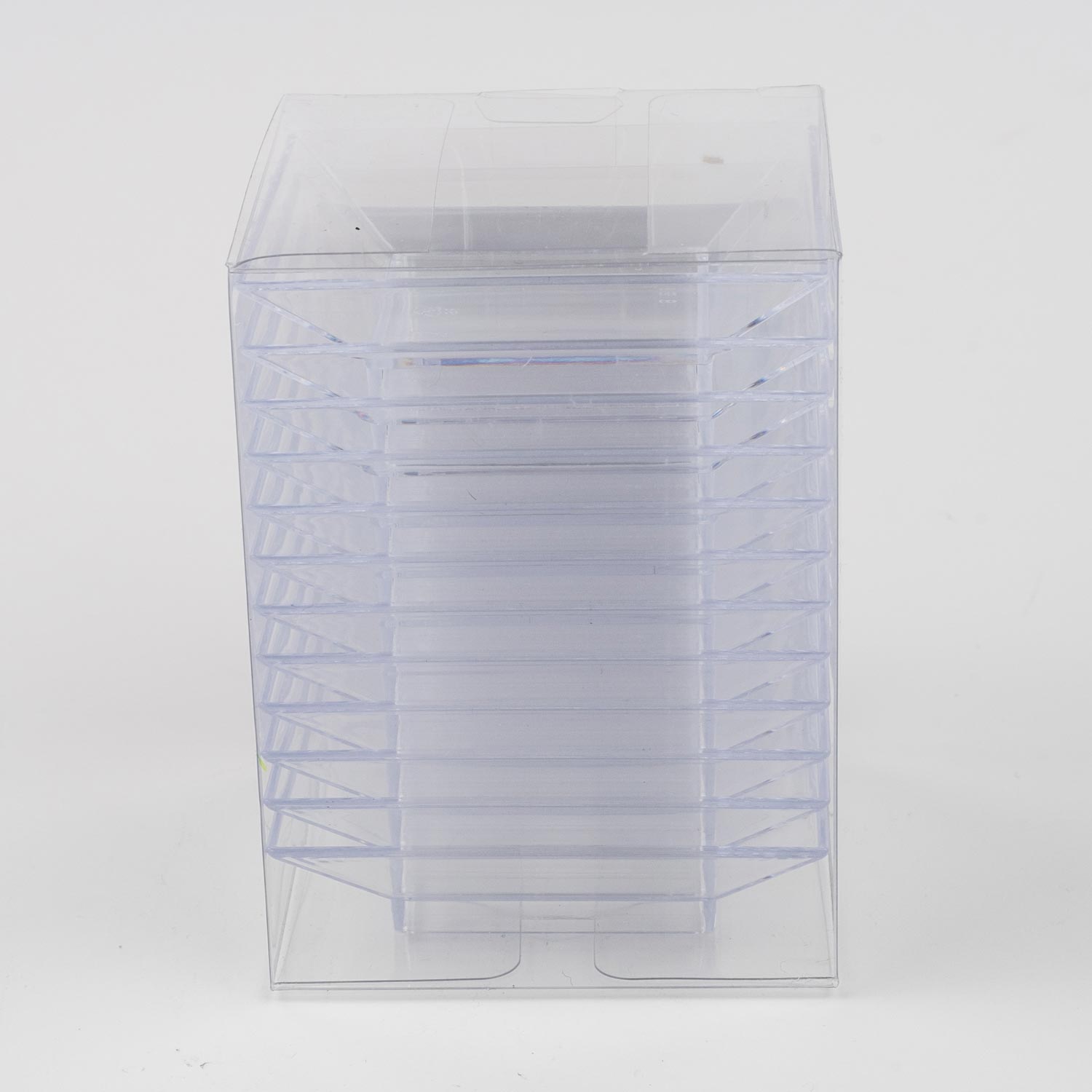 Square Clear Plastic Mini Reception Plate x12-secondary-image