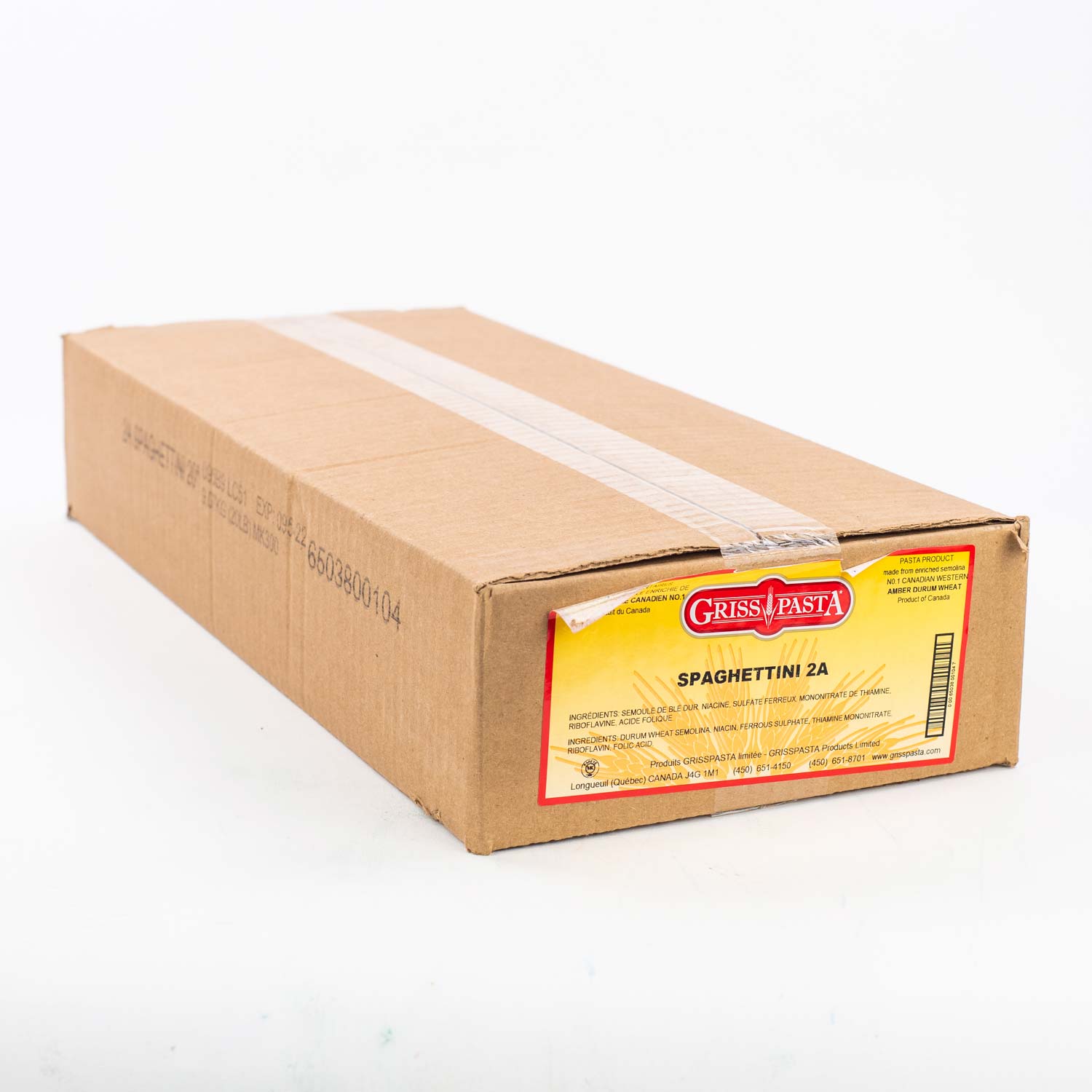 Spaghettini Pasta 20 lb