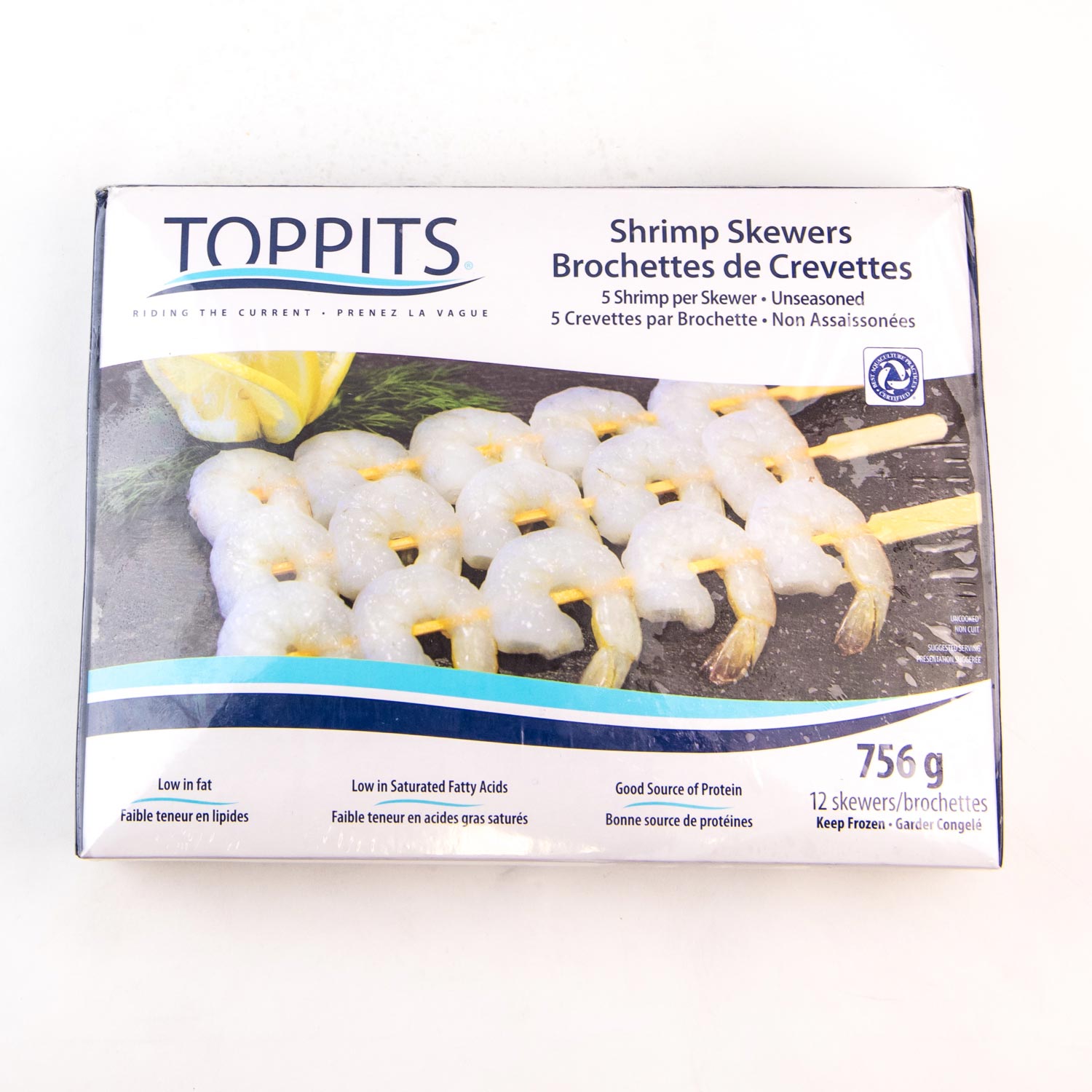 Raw Shrimp Skewers 756 g