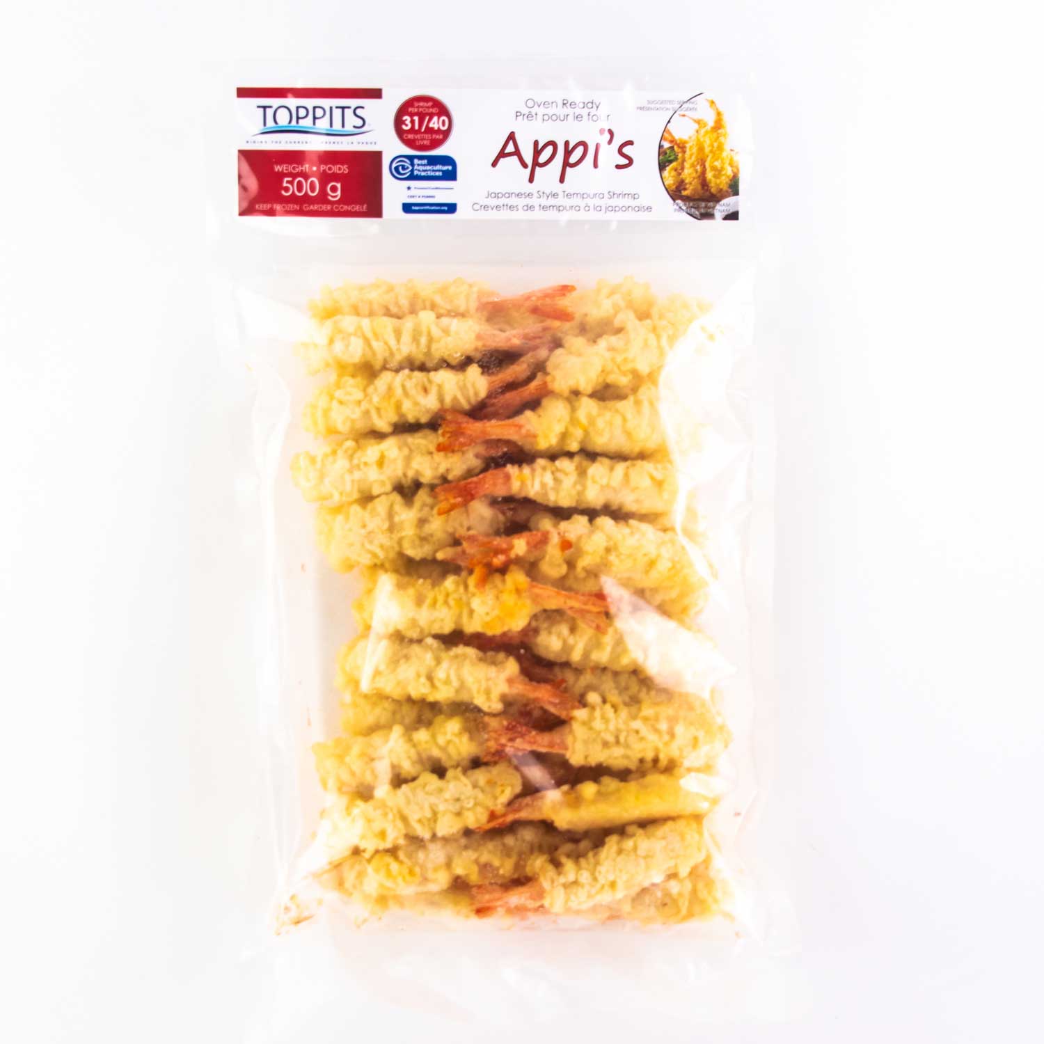 Frozen Appi's Tempura Shrimps 500 g
