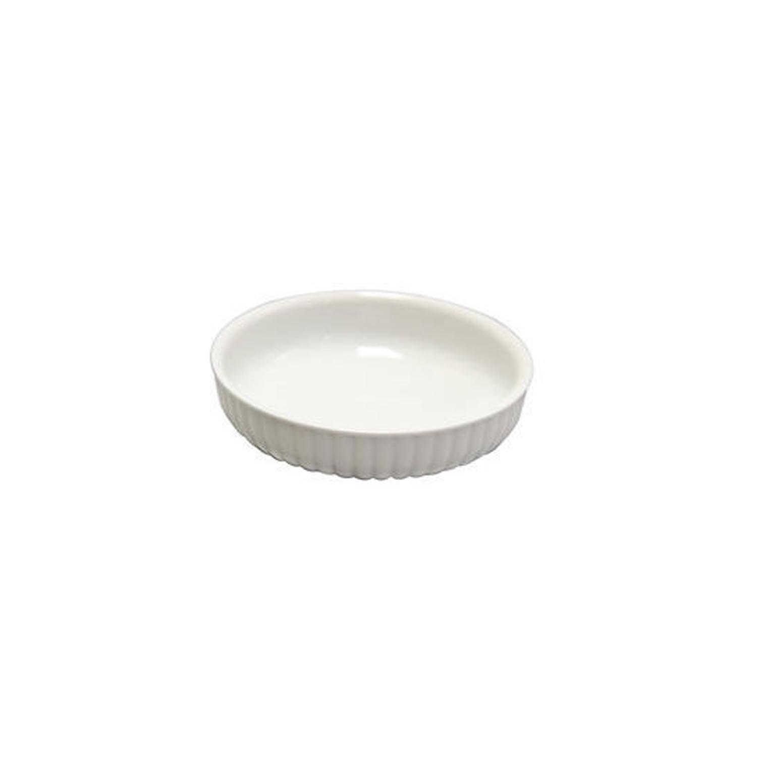 White Ceramic Cocotte 3 oz / 88 ml