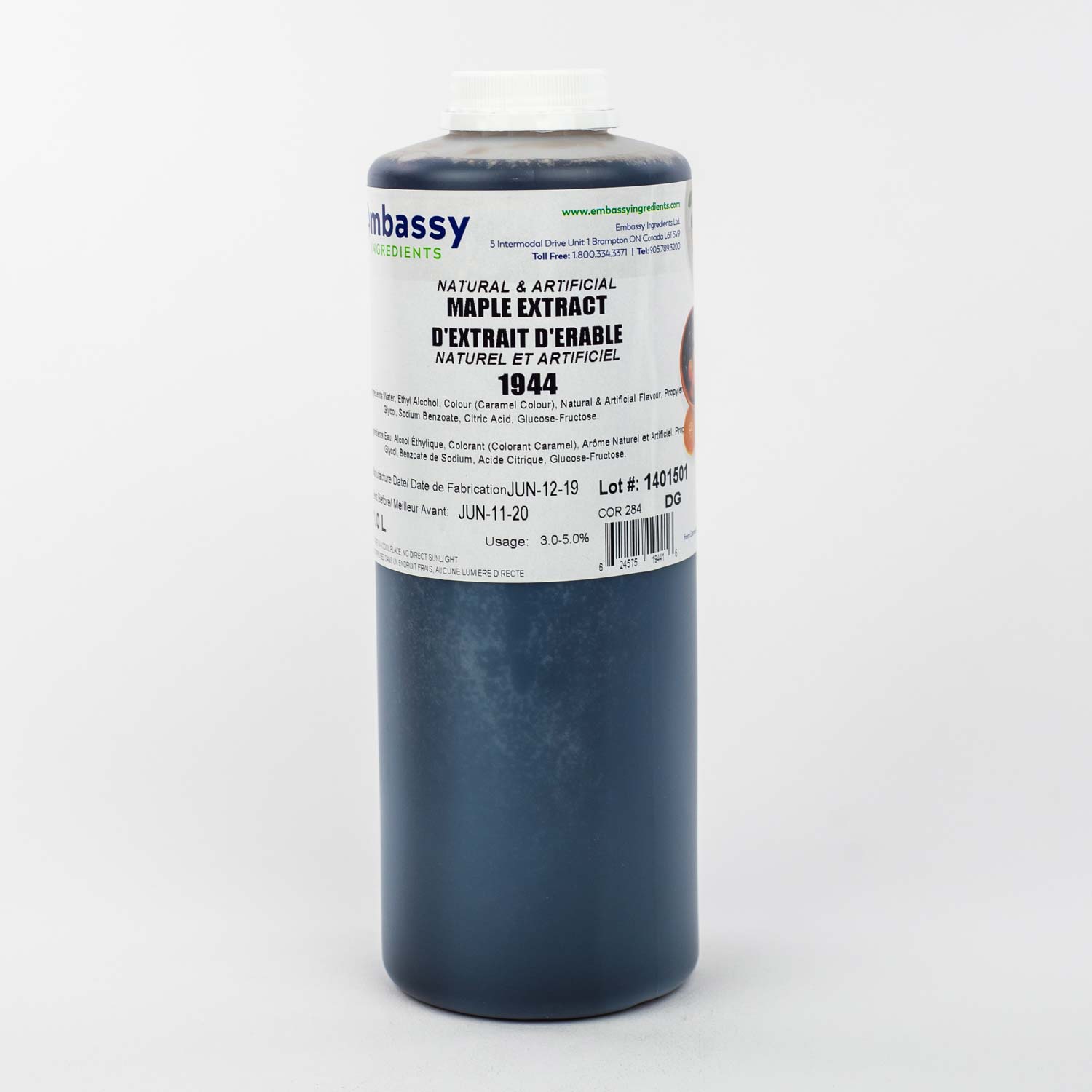 Natural and Artificial Maple Extract 1 L