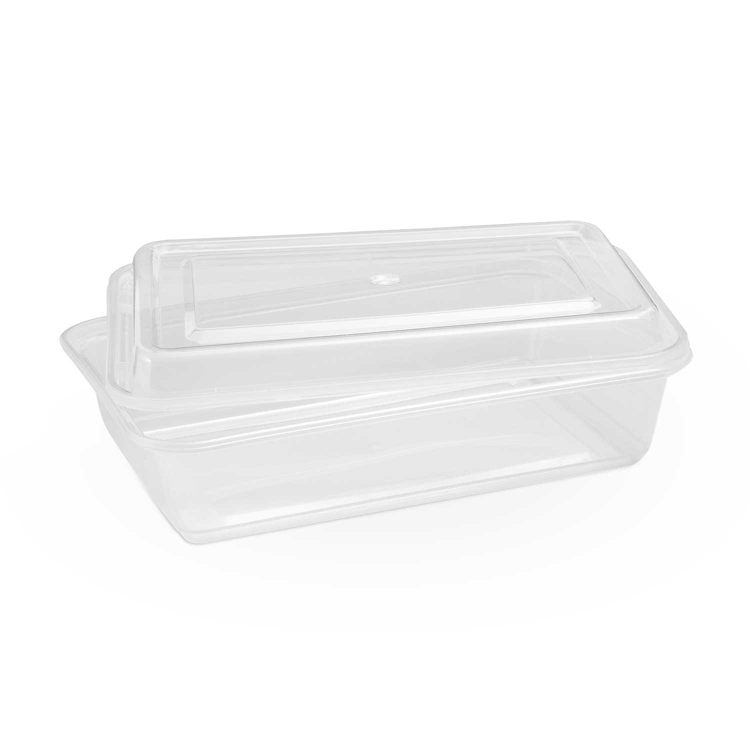 Clear Rectangular Container and Lid 27 oz / 765 ml x50