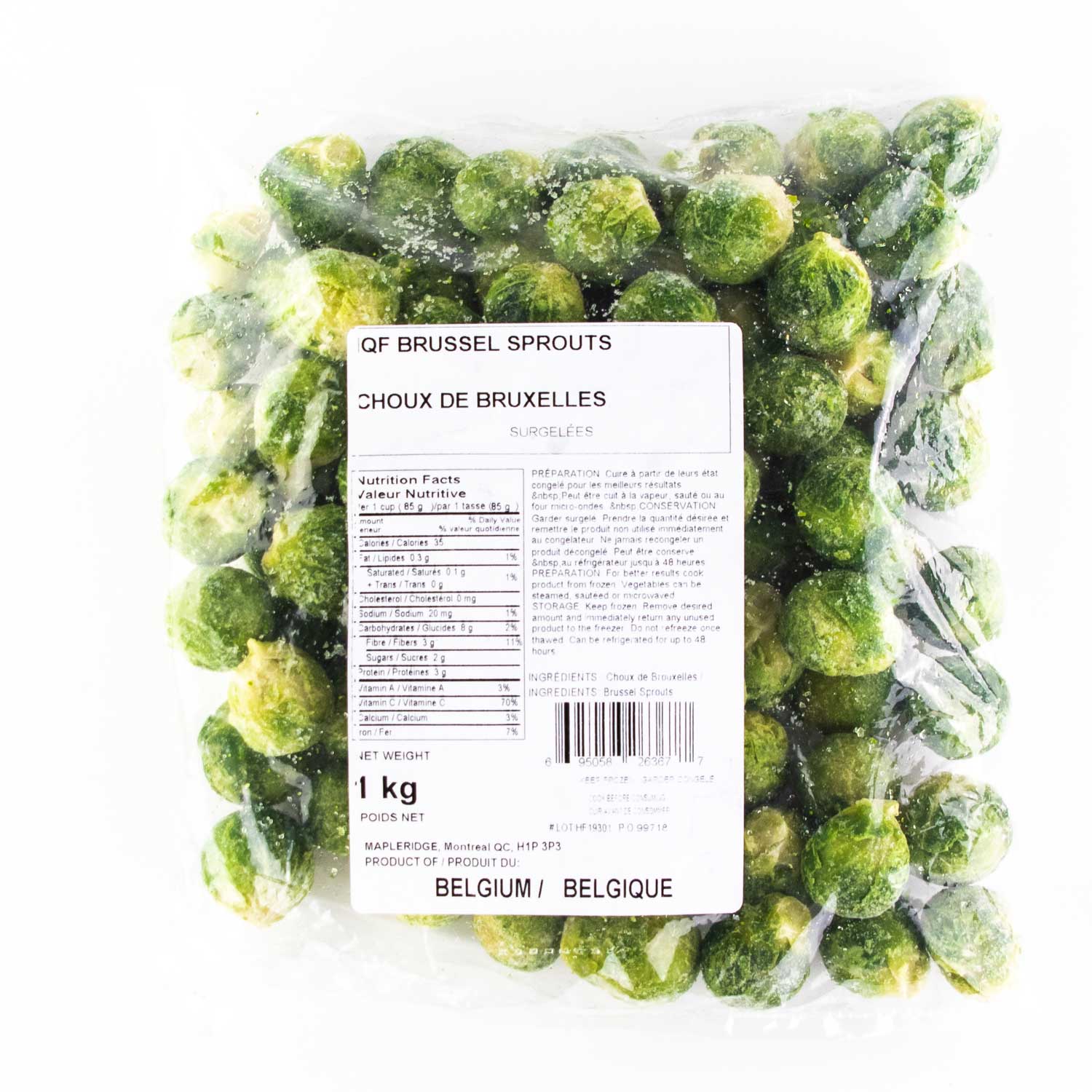 Brussels Sprouts 1 kg