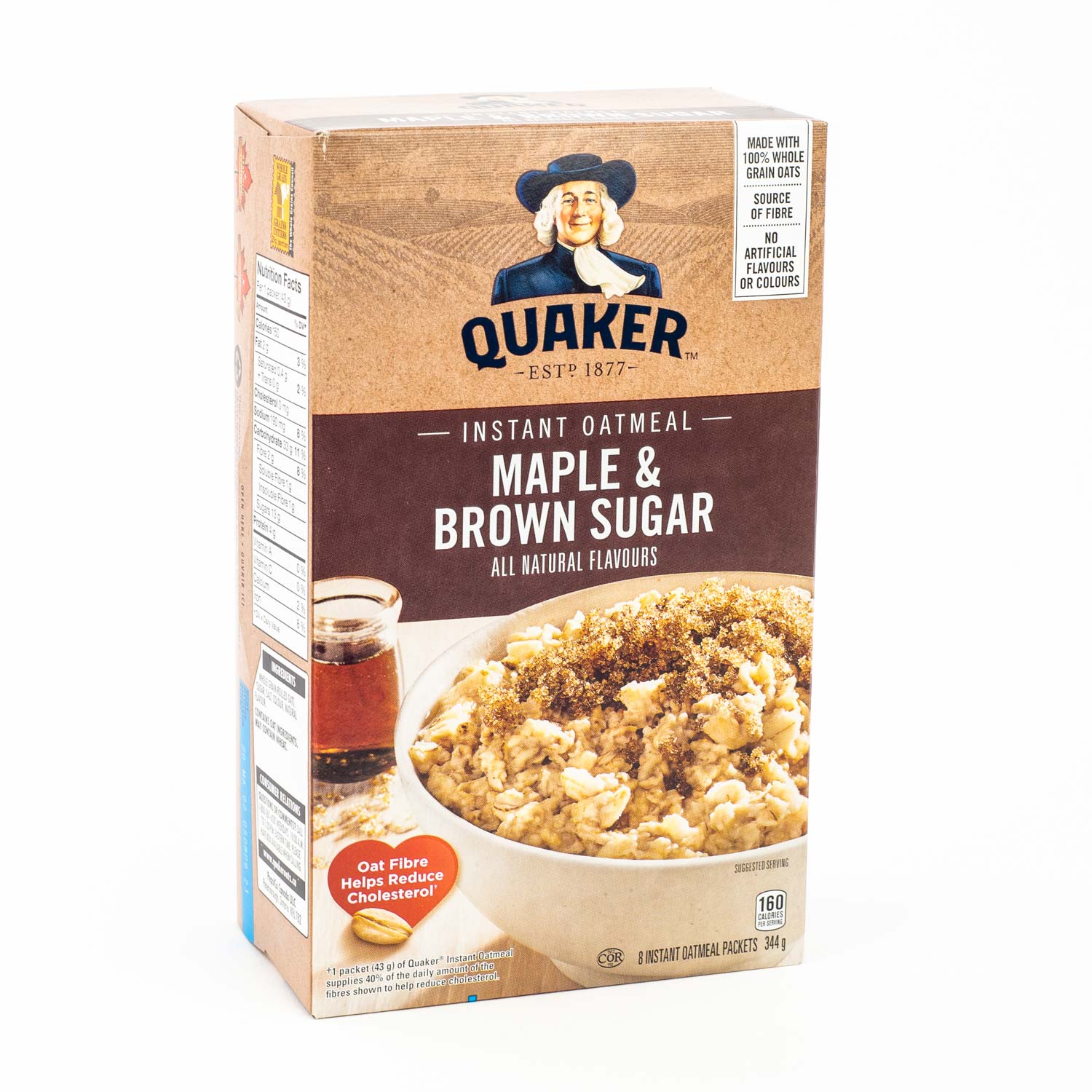 Maple Brown Sugar Instant Oatmeal 344 g-secondary-image