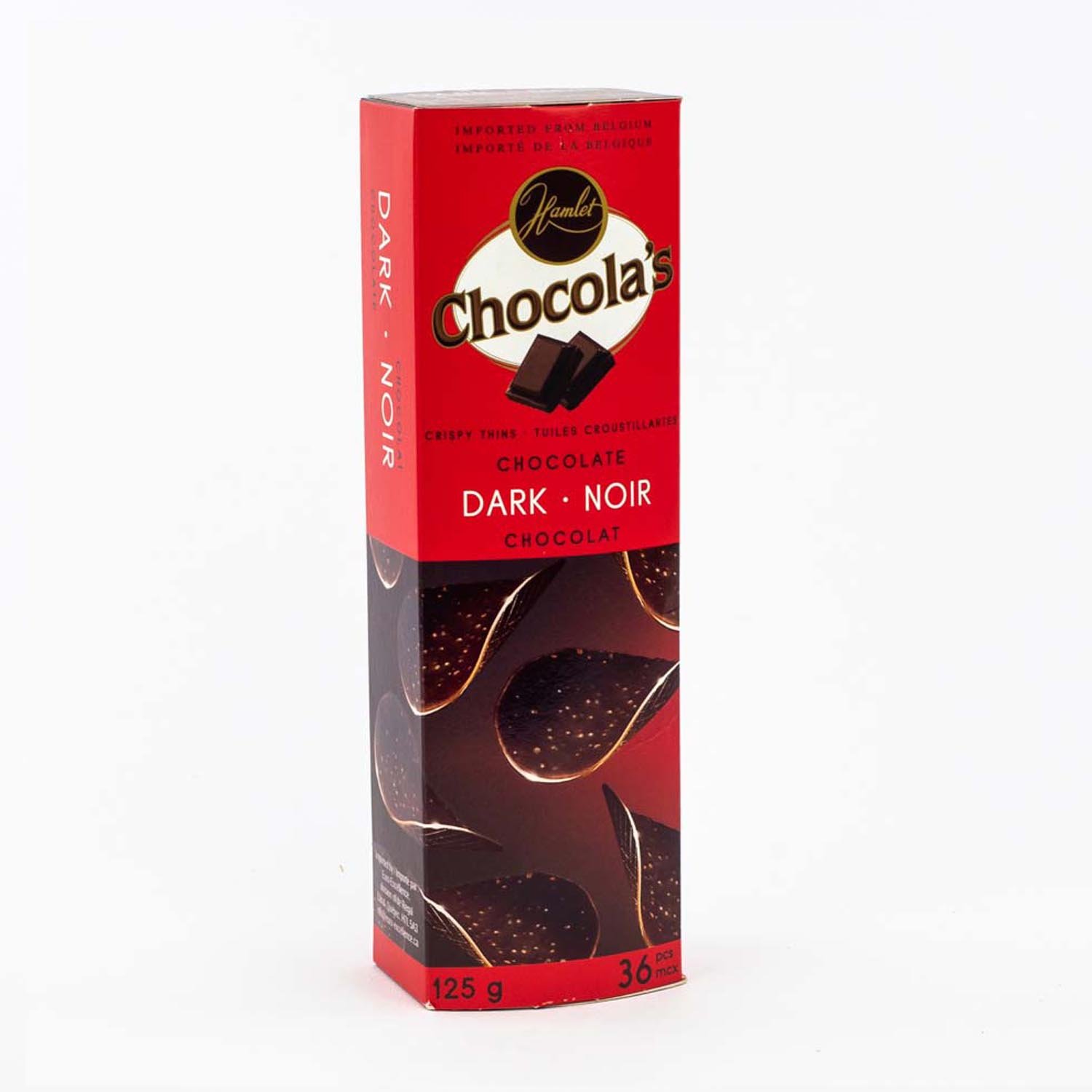 Dark Chocolate Crispy Thins 125 g