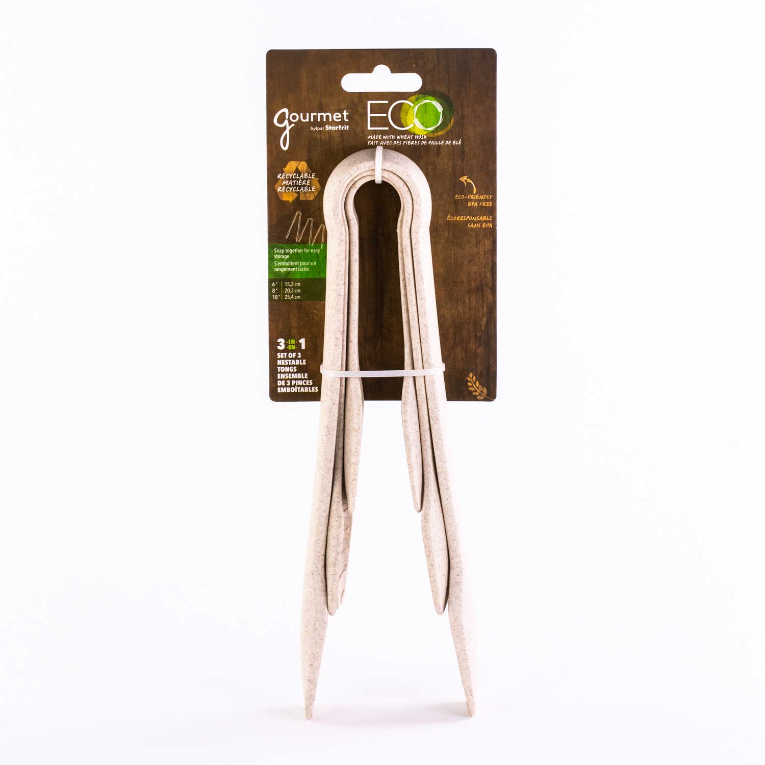 Kit of 3 Tongs Eco