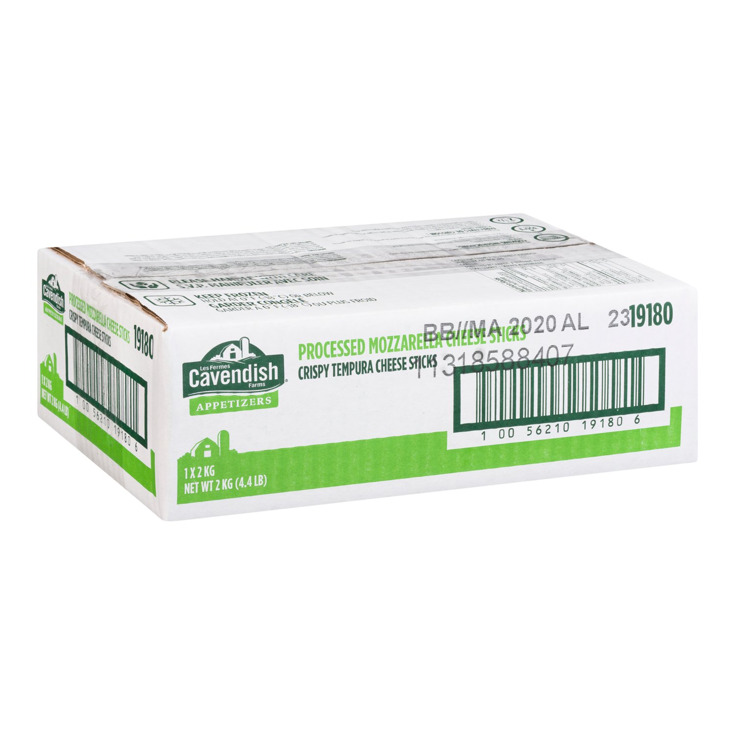 Processed Mozzarella Cheese Sticks 2 kg-secondary-image