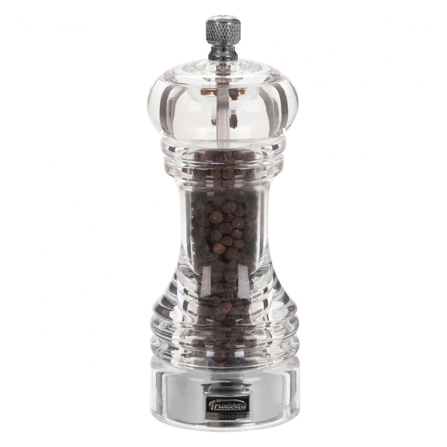 Professional Acrylic Pepper Mill 15 cm