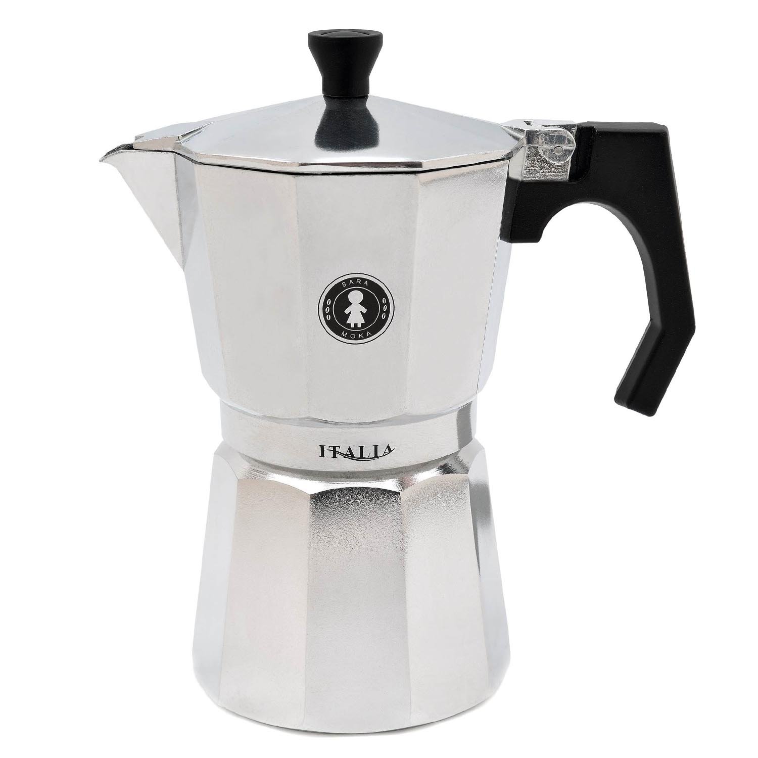 9 Moka Cups Coffee Maker Aluminium