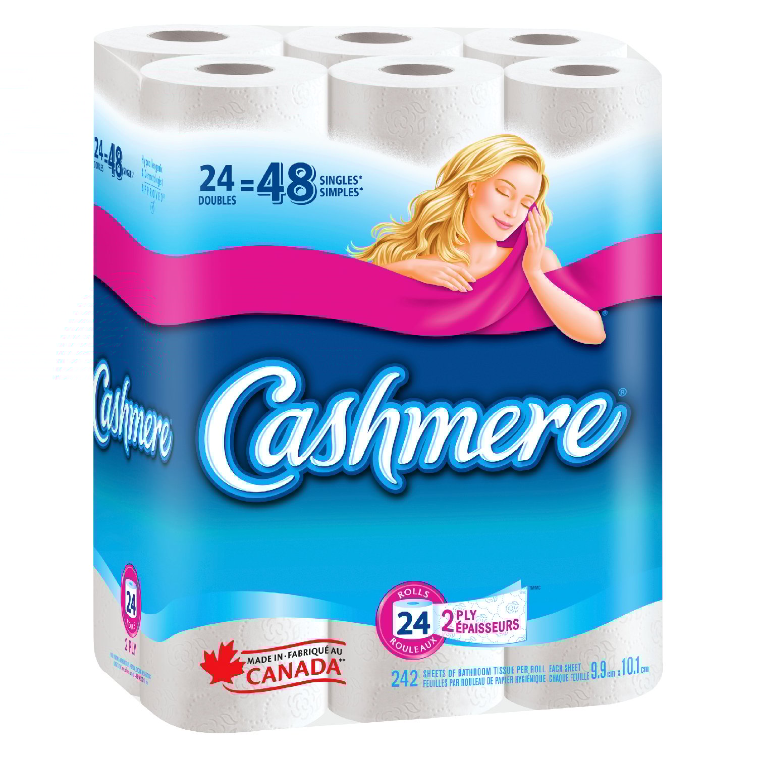 Bathroom Tissue 2 ply in Rolls x24-tertiary-image