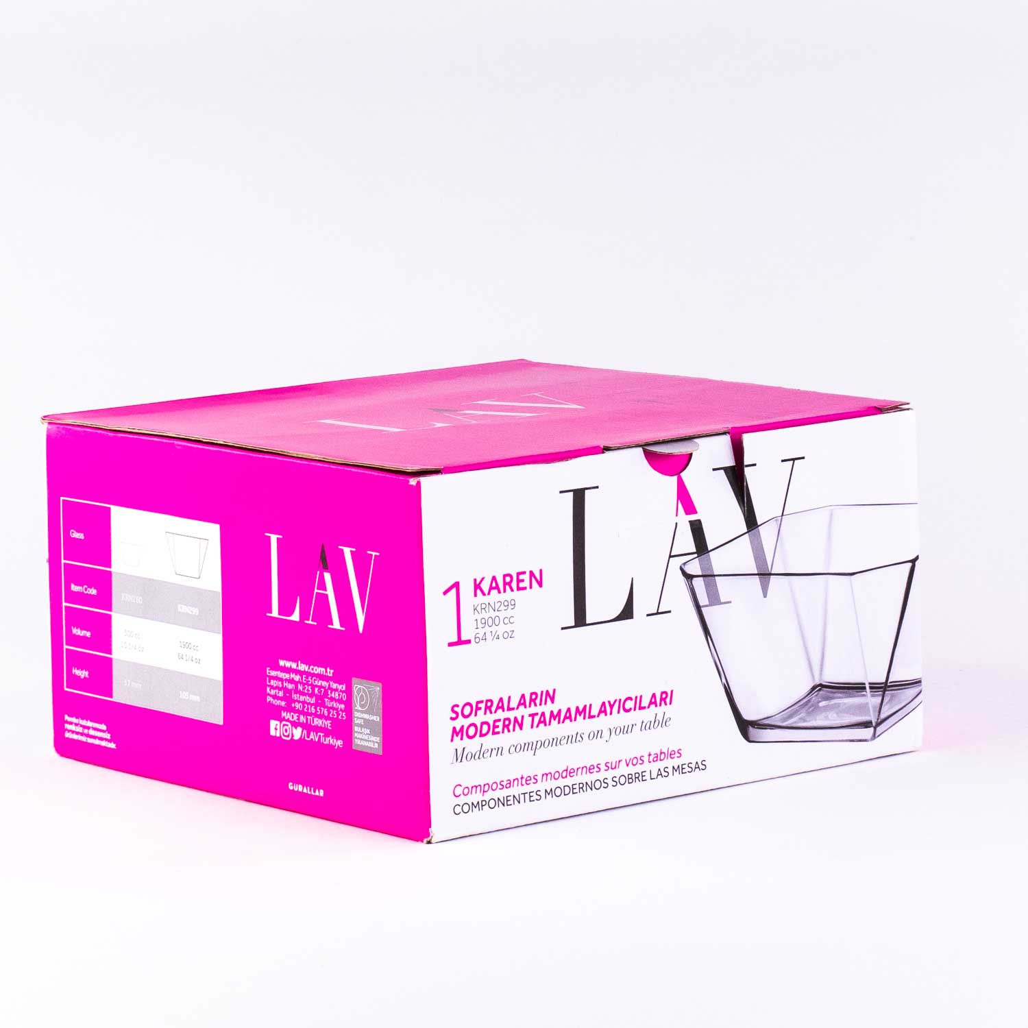 Glass Bowl 10.25 oz / 300 ml x6