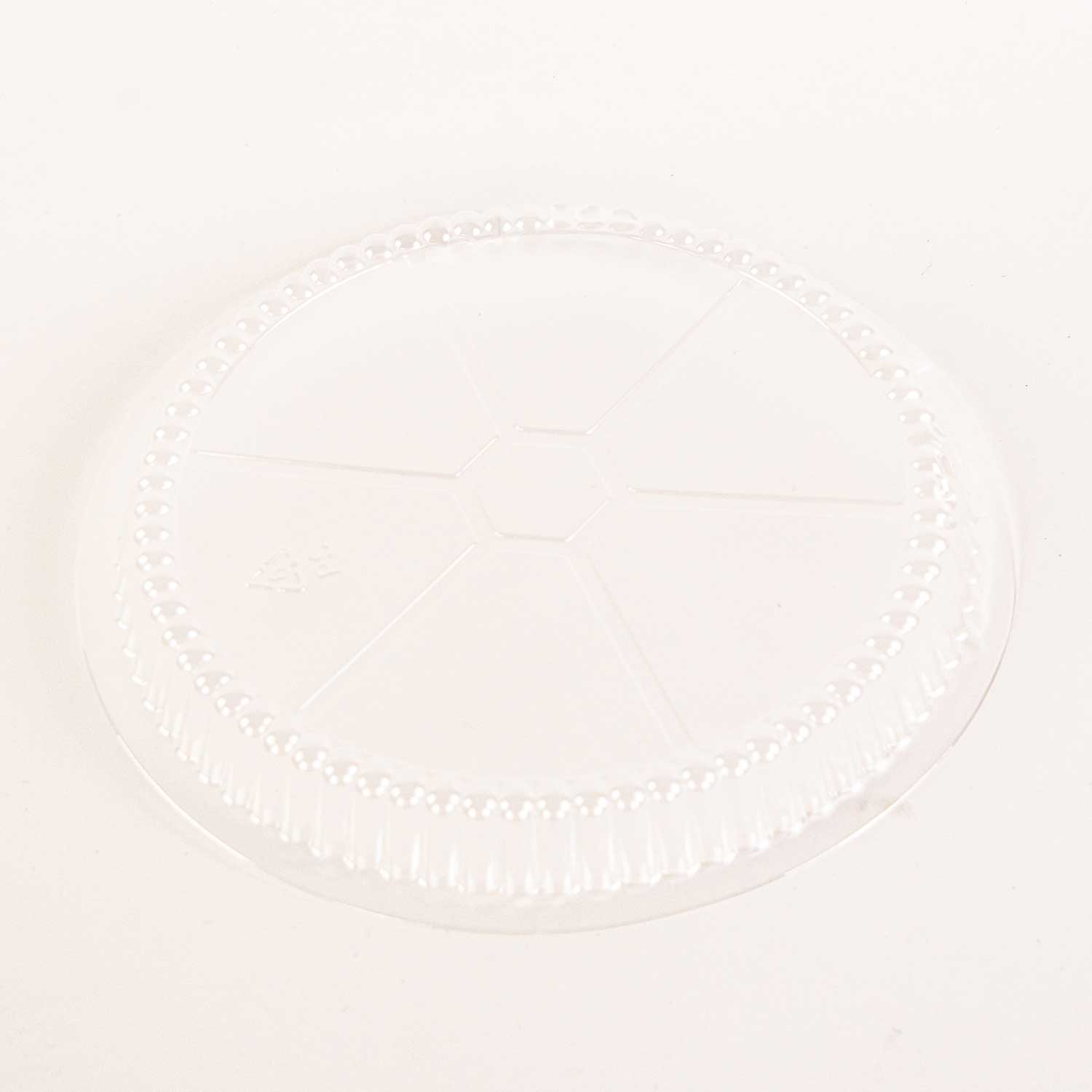 Clear Plastic Dome Lid 9'' / 23 cm x125