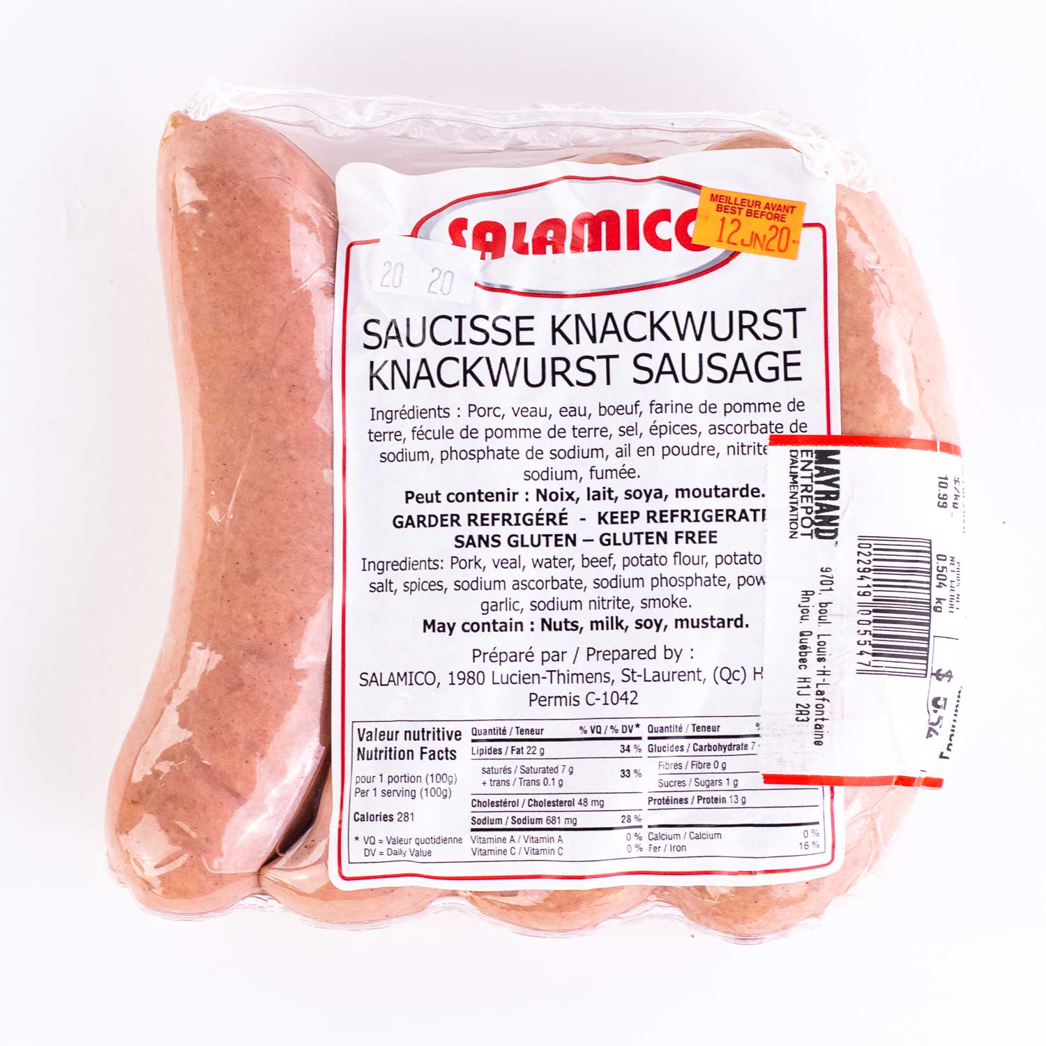 Knackwurst Sausages 490 g