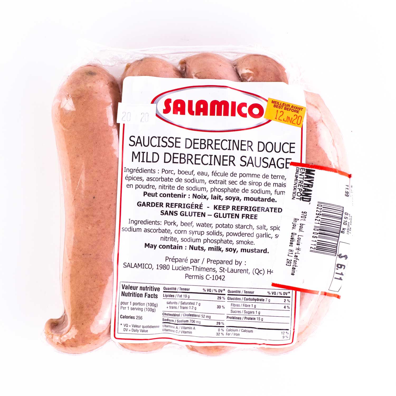 Mild Debreciner Sausages 490 g