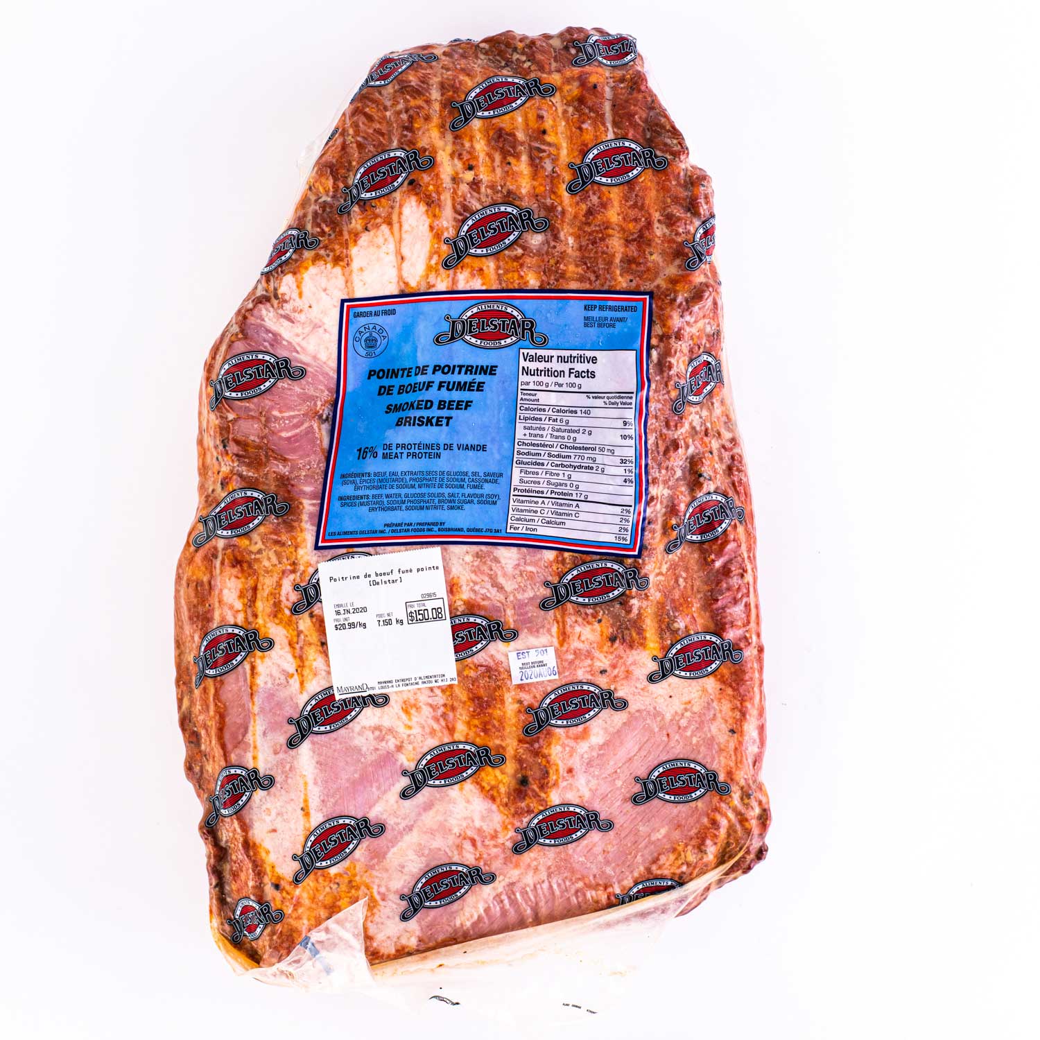 Smoked Beef Brisket 4.15 kg