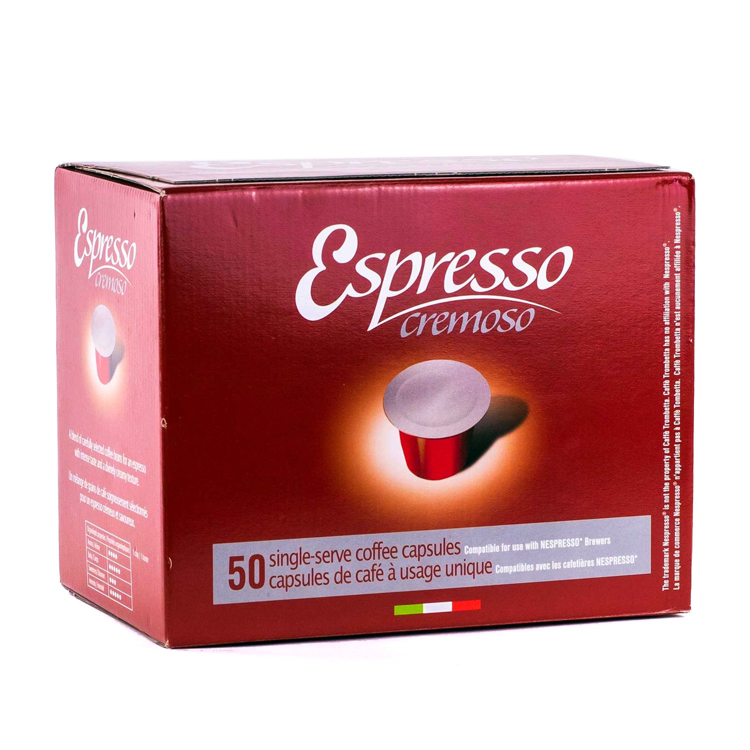 Creamy Espresso Nespresso Compatible Coffee Caps x50